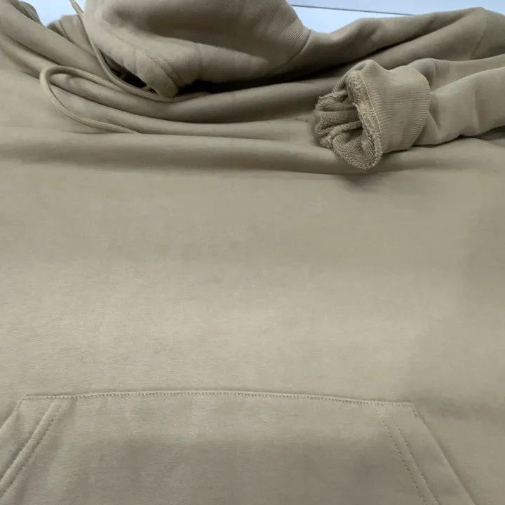 Balenciaga Balenciaga Khaki Cotton Logo Hoodie for Women 0079-2507 Size XS / US 0-2 / IT 36-38 - 7 Thumbnail