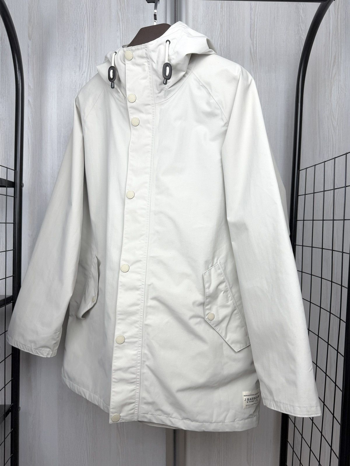 Barbour Barbour Men’s Bobbin Waterproof Jacket - Mist - Size XL Size US XL / EU 56 / 4 - 5 Thumbnail