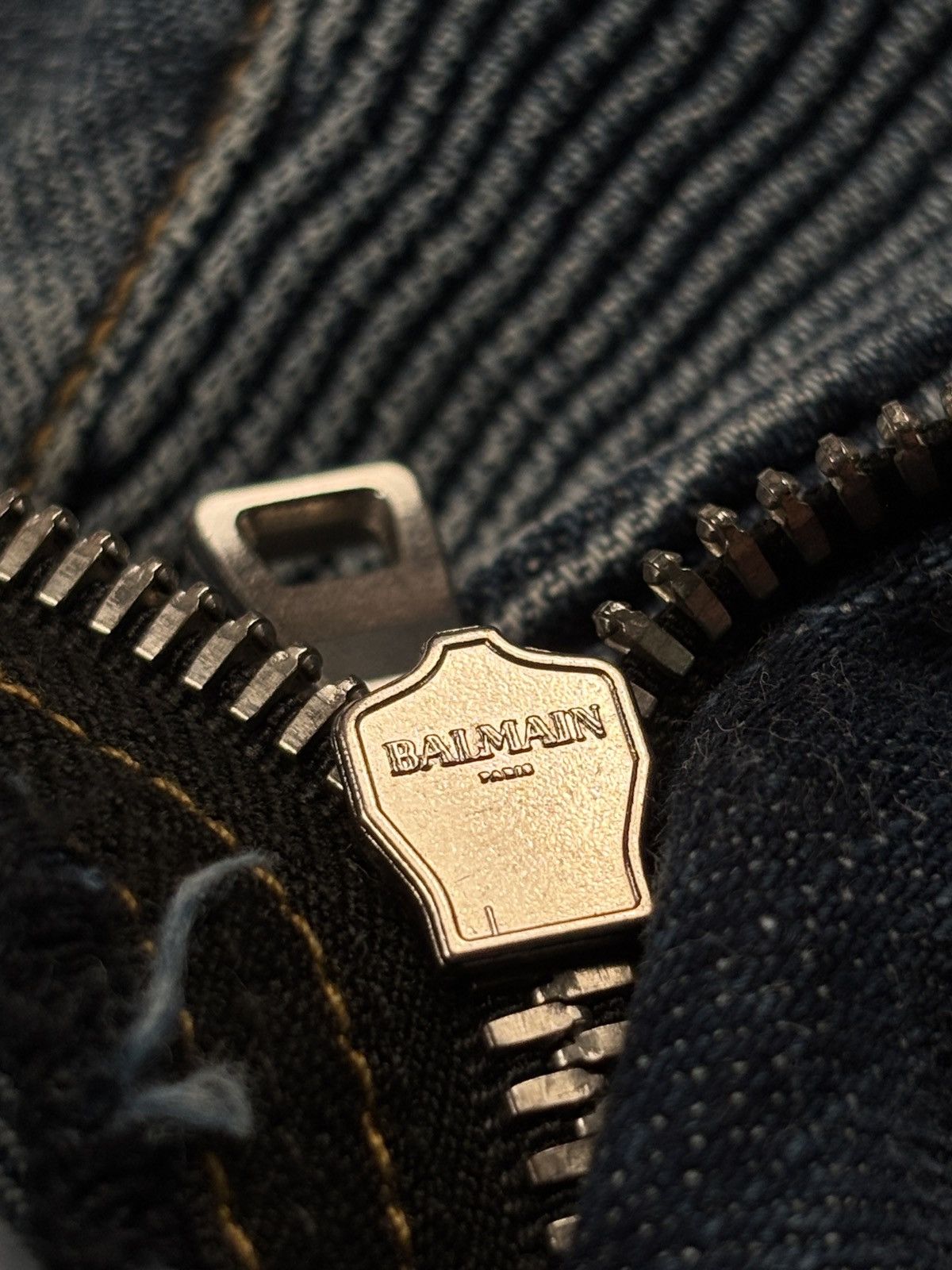 Balmain S/S 2017 Christophe Decarnin Biker Denim Jeans Size US 32 / EU 48 - 11 Thumbnail