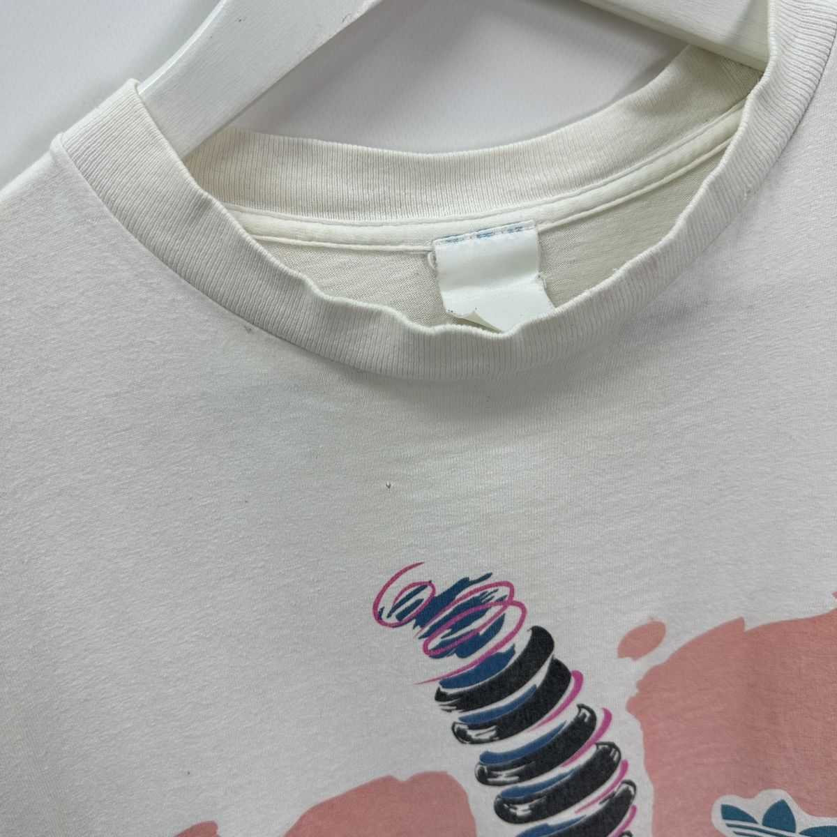 Vintage Vintage 90s Adidas Spiral tee Stophoest top drop y2k og hype Size US L / EU 52-54 / 3 - 5 Thumbnail