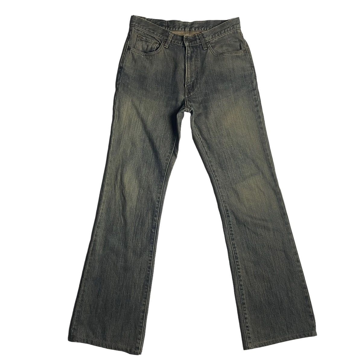 If Six Was Nine 🇯🇵 VINTAGE GOLD RUSH RUSTY MUD WASHED DENIM PANTS Size US 30 / EU 46 - 1 Thumbnail