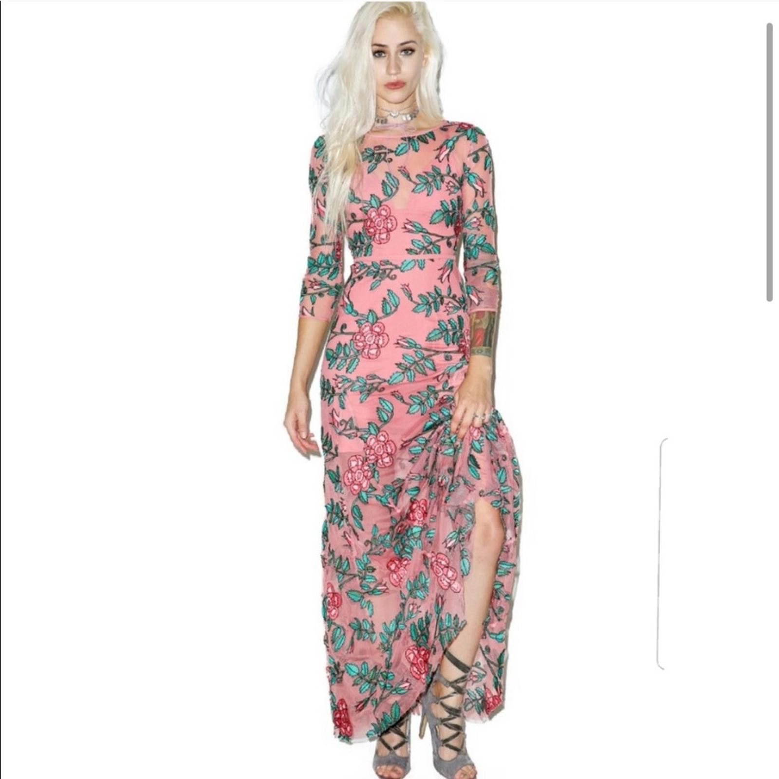 Other Rare For Love & Lemons Rosali Maxi Dress Lace S Size S / US 4 / IT 40 - 2 Thumbnail