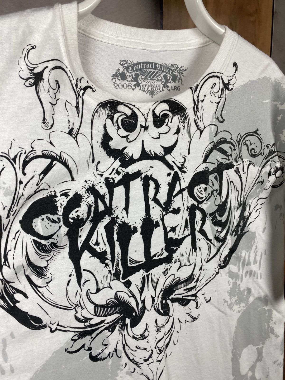 Other 💀Over Print T-Shirt Contract Killer Skeleton Tee💀 Size US L / EU 52-54 / 3 - 3 Thumbnail