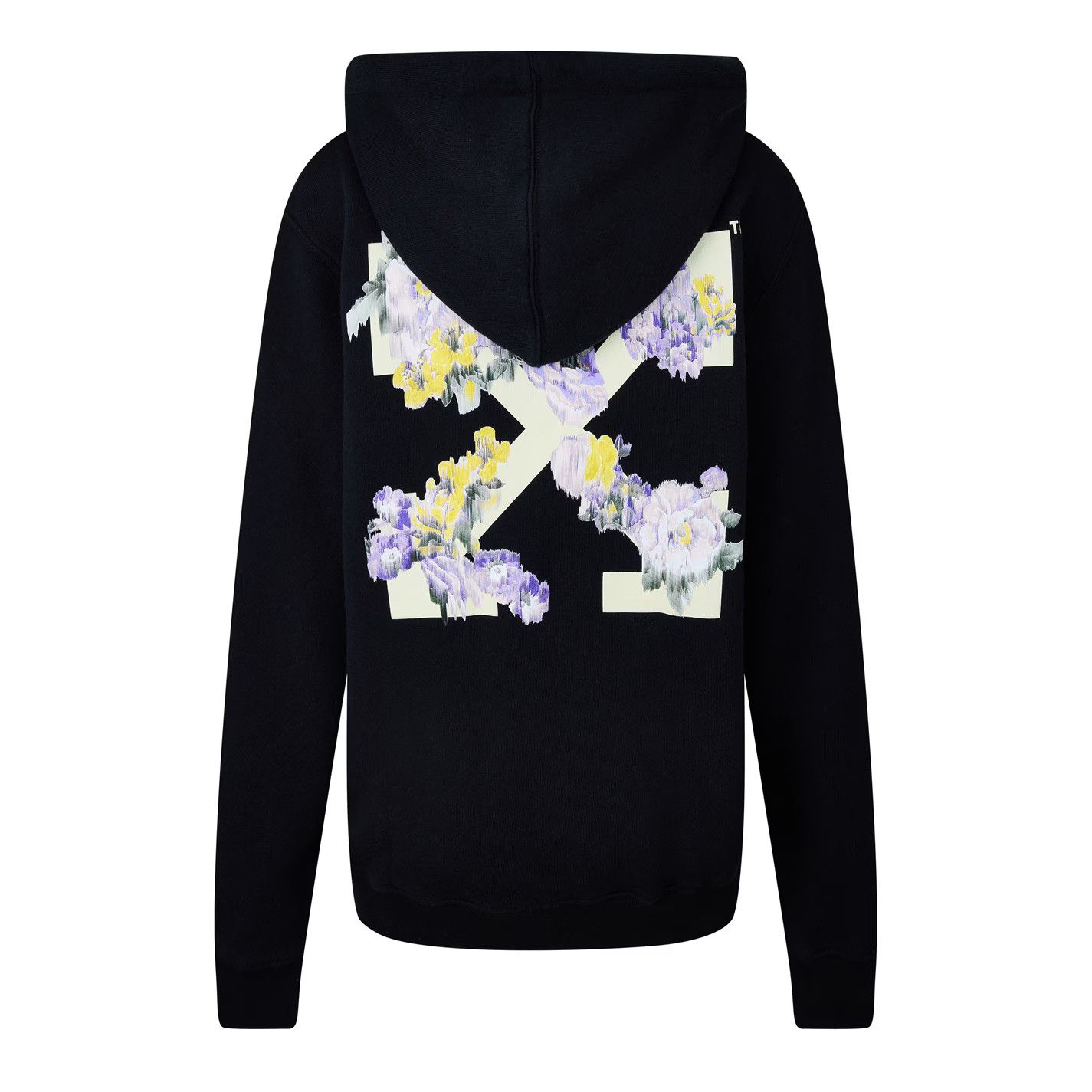 Off-White o1g2r1mq1224 Flower Hoodie in Black Size XL / US 12-14 / IT 48-50 - 2 Thumbnail