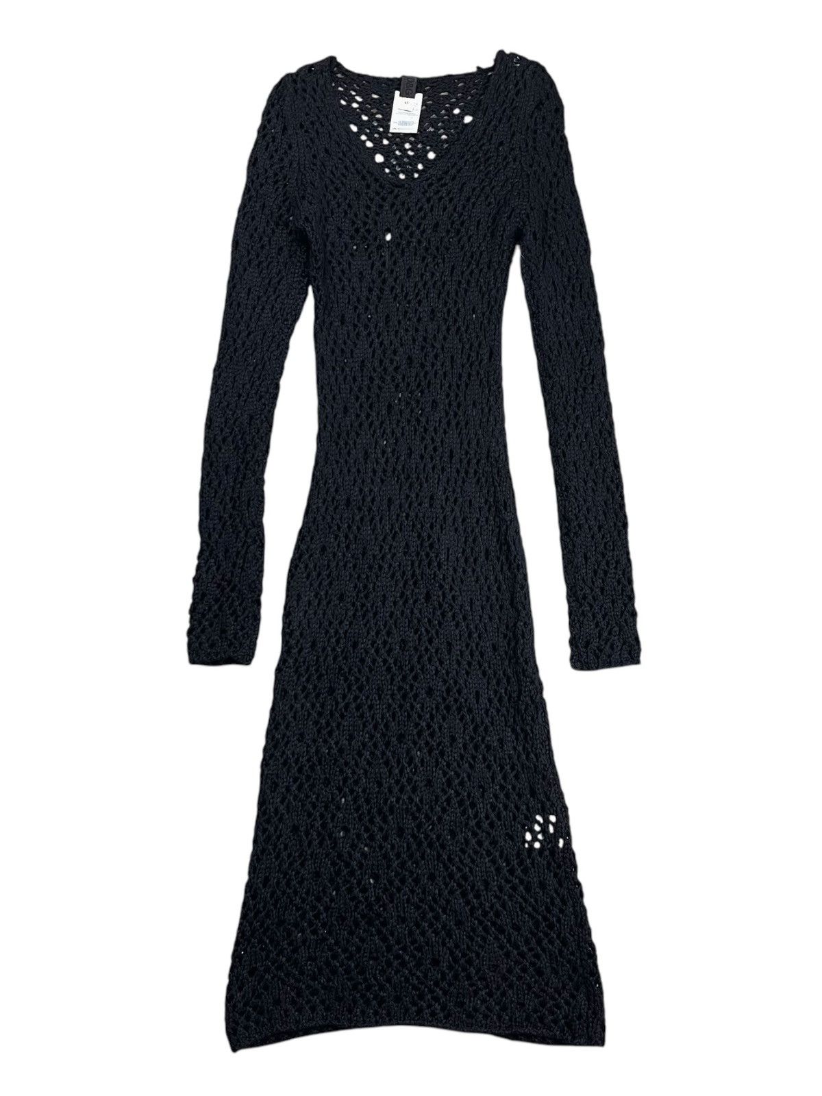 Dolce & Gabbana Archive Dolce Gabbana - Black Knitted Dress Size M / US 6-8 / IT 42-44 - 1 Thumbnail