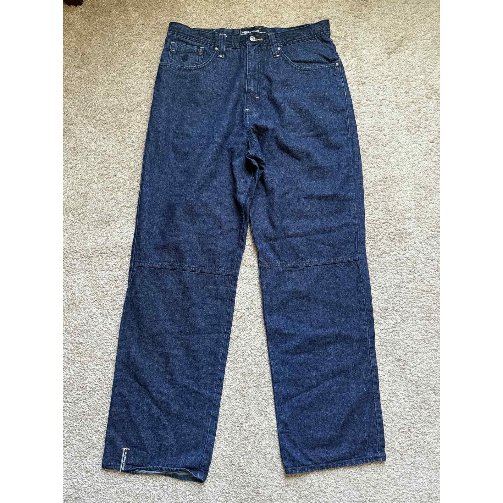 Rocawear Rocawear Straight Leg Workwear Jeans Blue Mens 34W x 34L Size US 34 / EU 50 - 2 Thumbnail