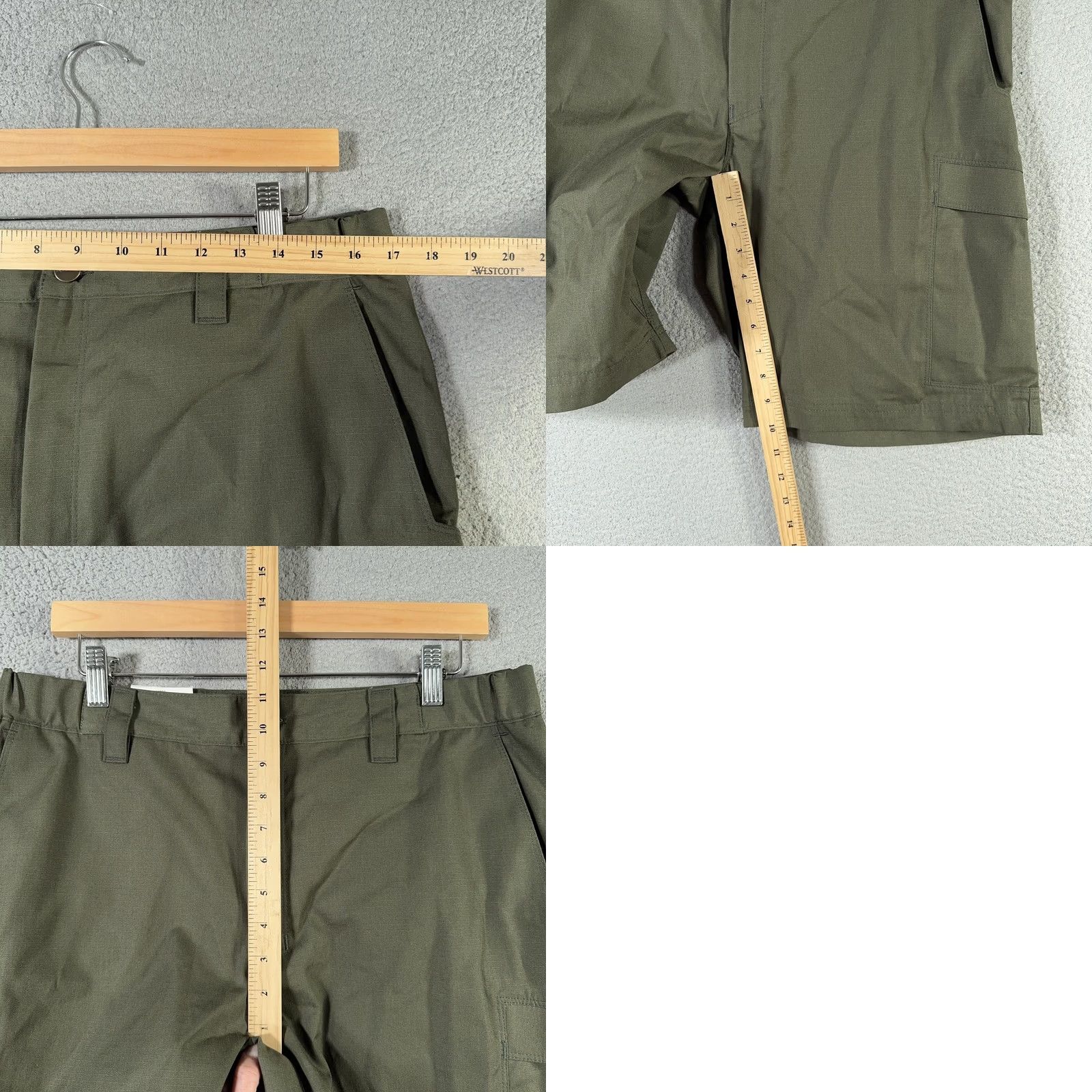 Vintage Vertx Cargo Shorts Mens Medium Green Tactical Ripstop Utility Outdoor VTX8030OD Size US 31 - 9 Thumbnail