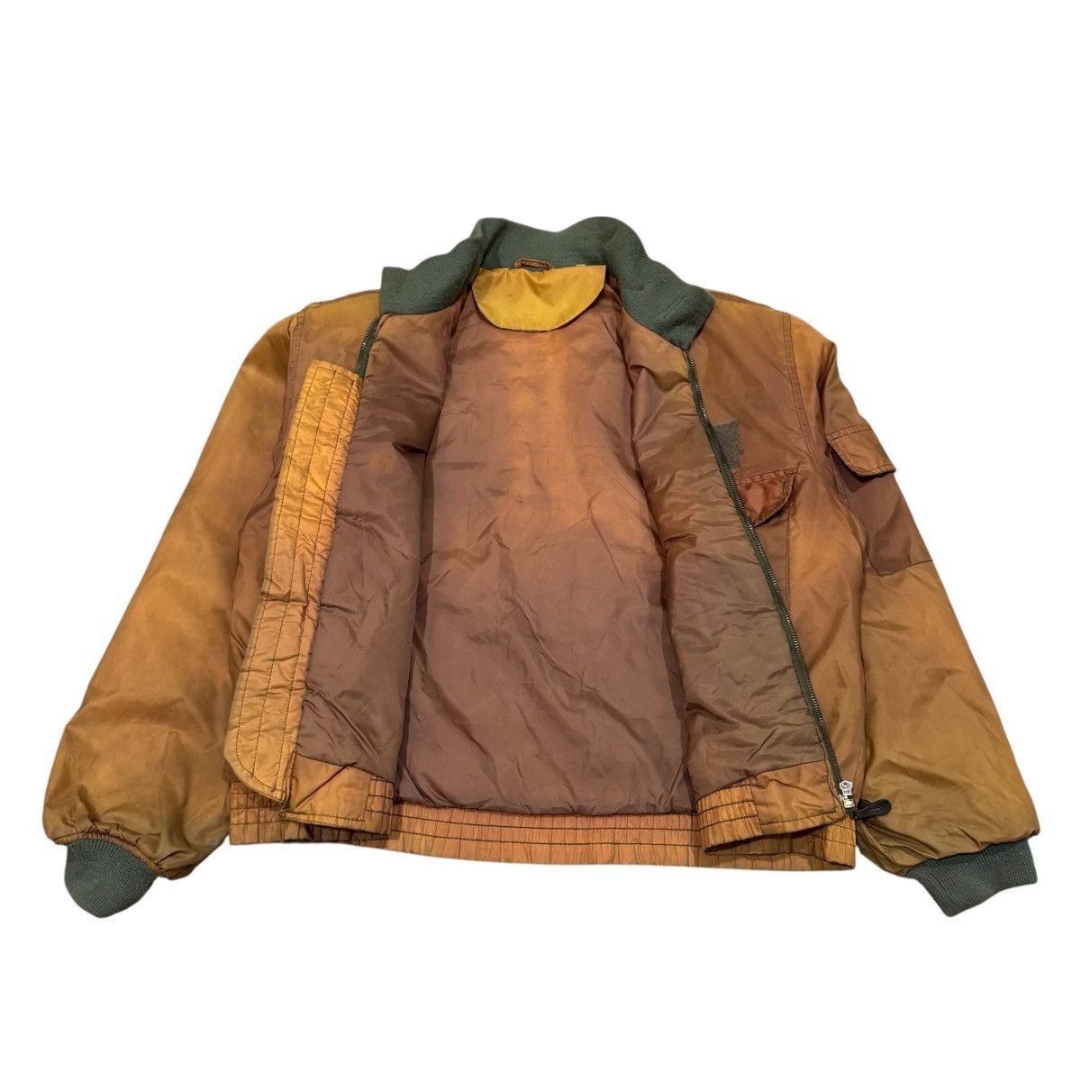 Vintage Vintage Japanese Iridescent Flight Jacket - "Sun-Faded" Size US L / EU 52-54 / 3 - 3 Thumbnail