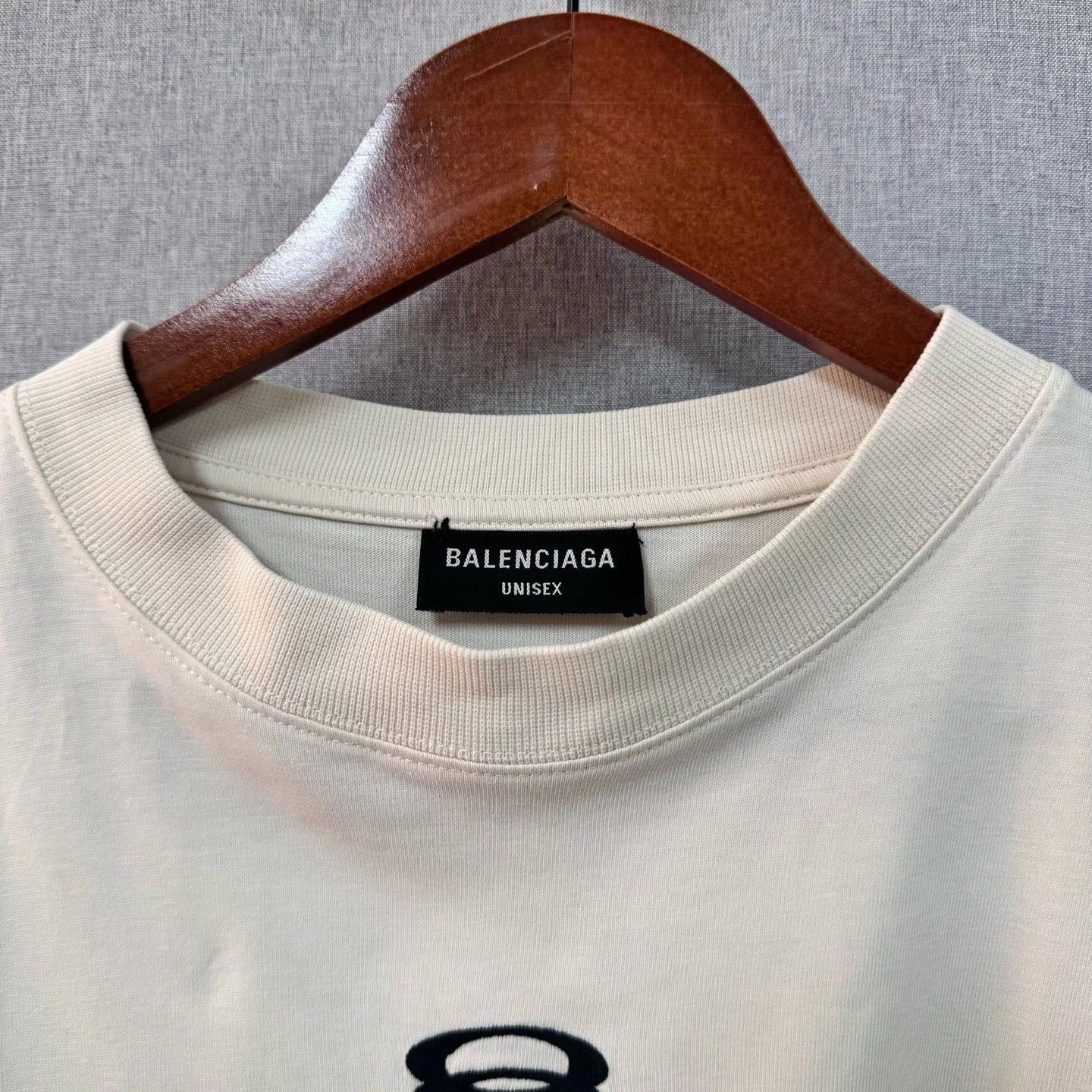Balenciaga Balenciaga Unity Double Ring Cream S/S Tee S Size US S / EU 44-46 / 1 - 4 Thumbnail
