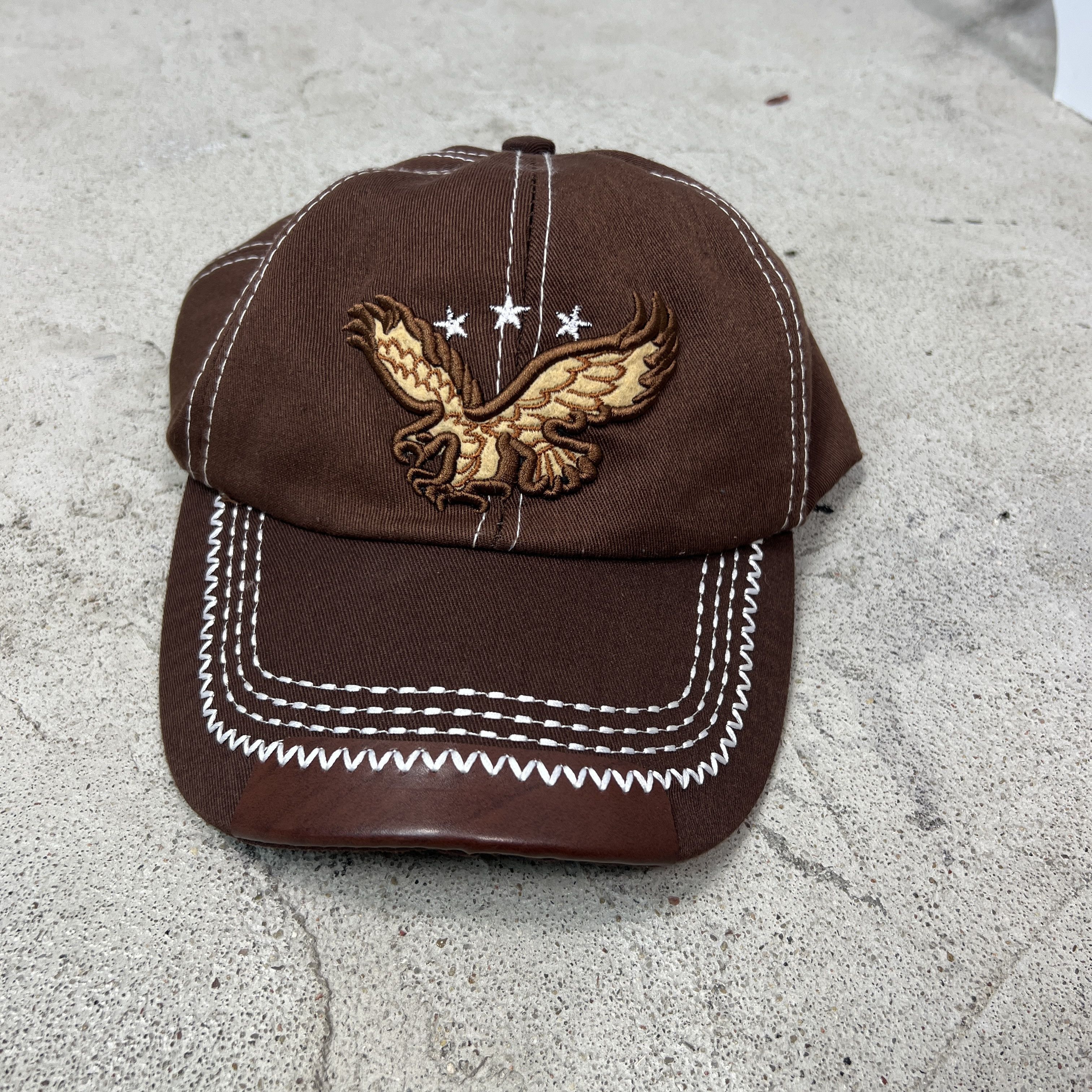 Vintage Vintage Streetwear Hip Hop Skater Sporty Eagle Hat Y2K Size ONE SIZE - 3 Thumbnail