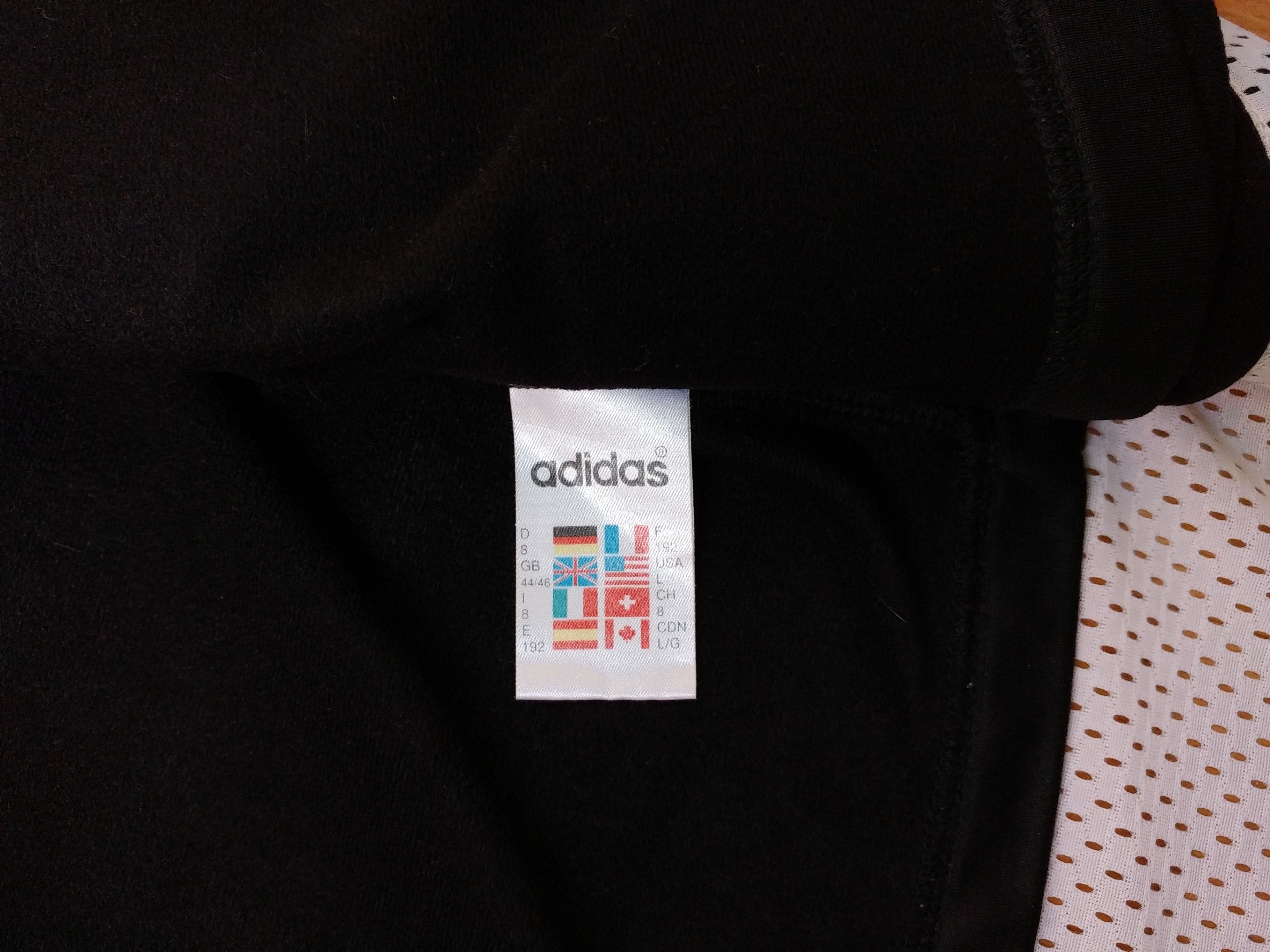 Adidas × Vintage ADIDAS jacket, vintage track top 90s hip hop Run DMC size L Size US L / EU 52-54 / 3 - 17 Thumbnail