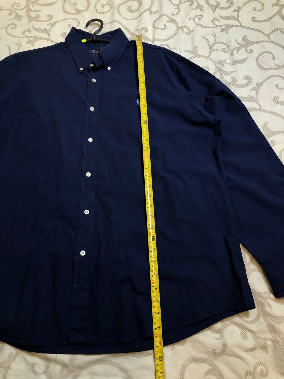 Polo Ralph Lauren Polo Ralph Lauren Navy Button Down Shirt Custom Fit Size XXL Size US XXL / EU 58 / 5 - 4 Thumbnail