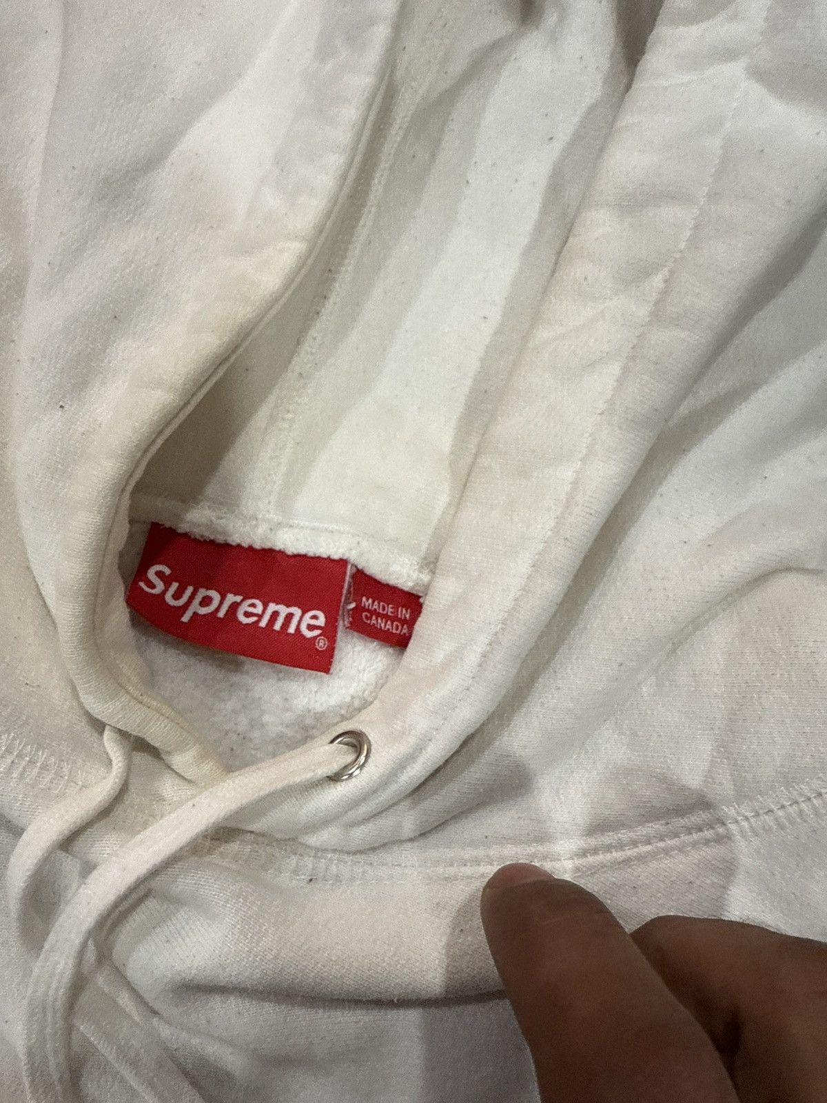 Playboy × Supreme SUPREME PLAYBOY distressed HOODIE XL Size US XL / EU 56 / 4 - 6 Thumbnail