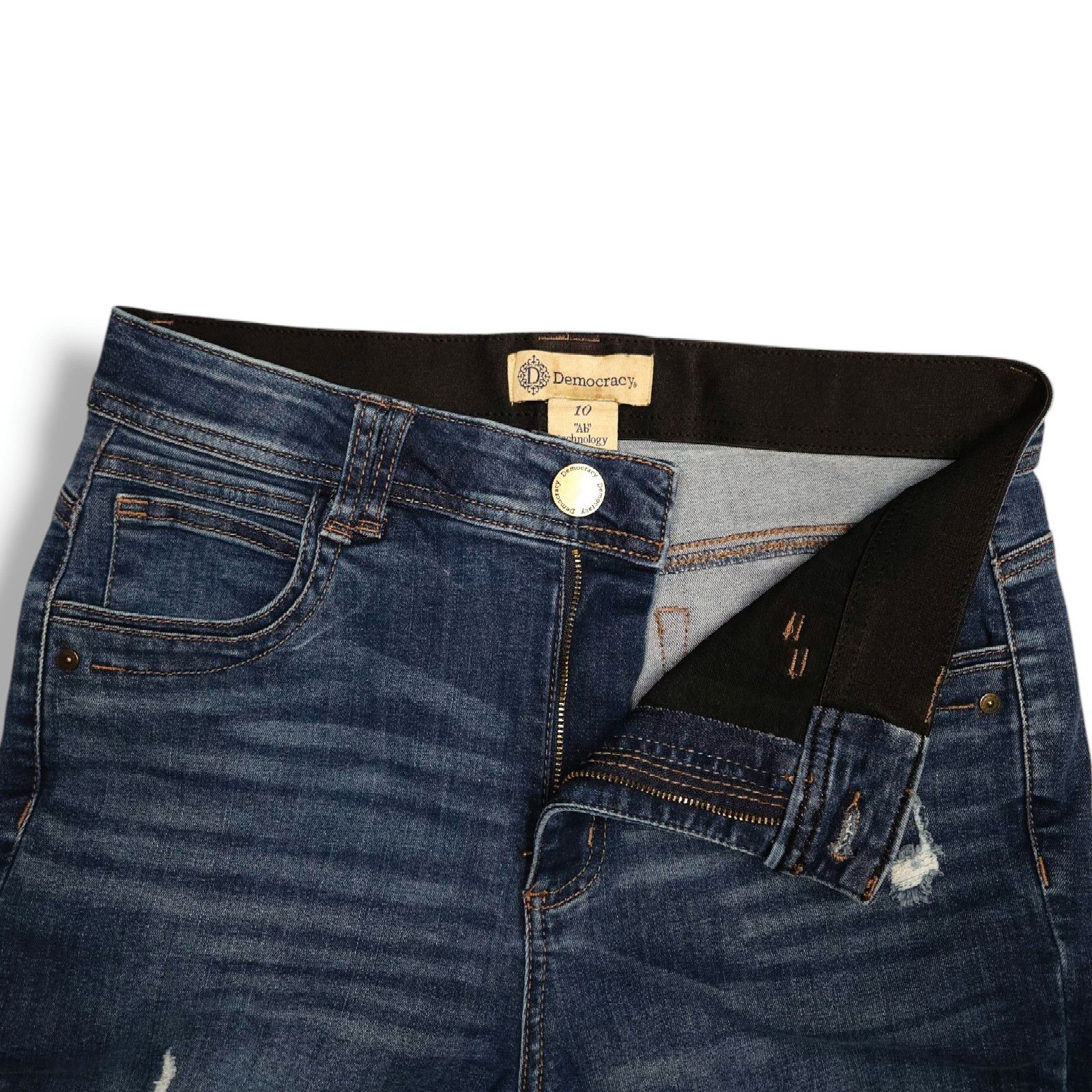 Other EUC Democracy Ab Technology Skinny Ankle Jeans Sz. 8x28 Size 32" / US 10 / IT 46 - 4 Thumbnail