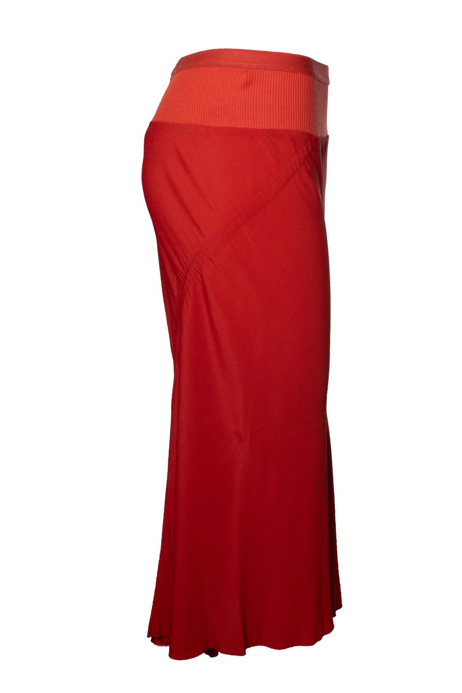 Rick Owens Rick Owens, Larry FW19 red midi skirt Size 28" / US 6 / IT 42 - 4 Thumbnail