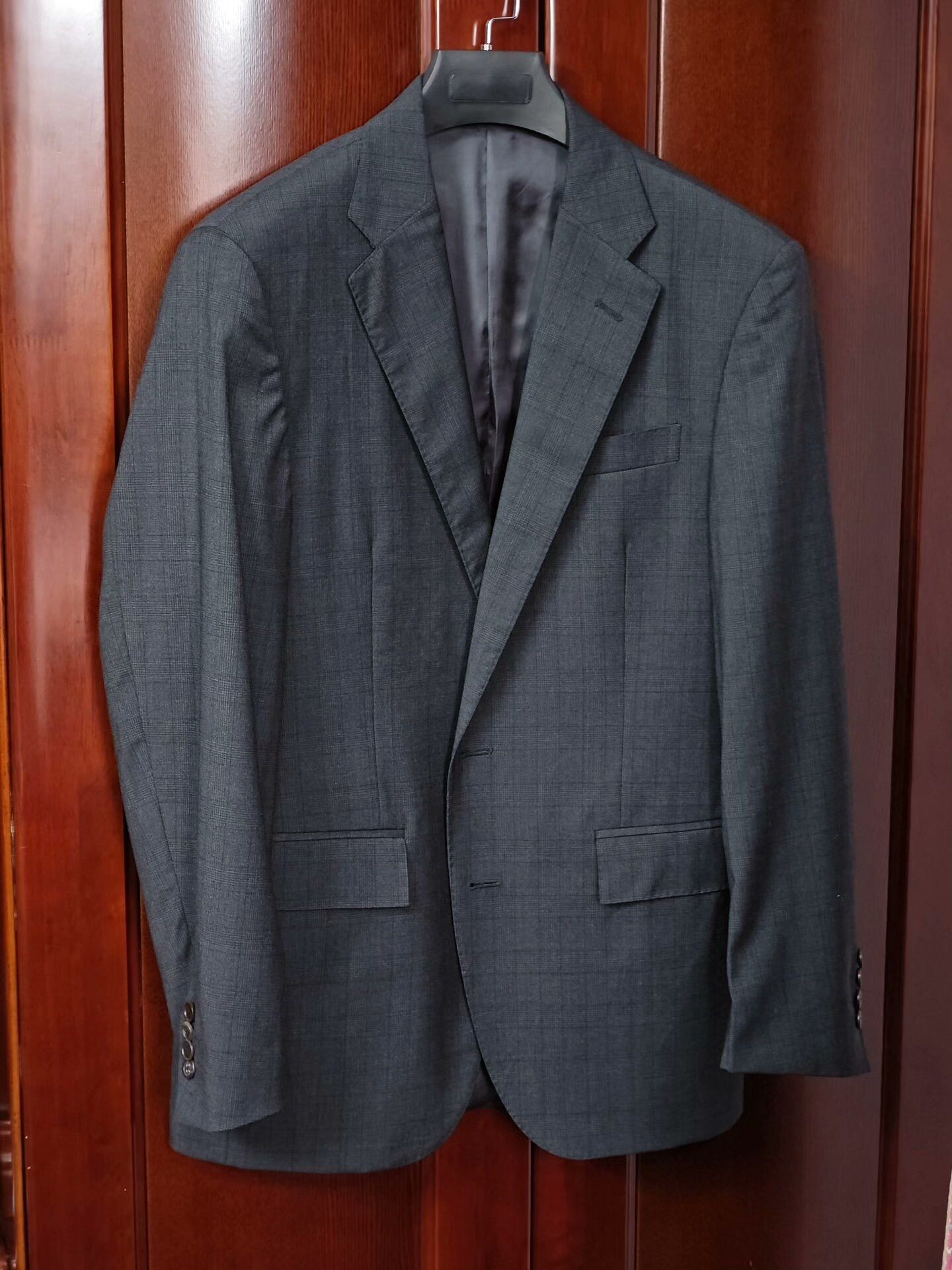 Ralph Lauren Blue Label Ralph Lauren Gray Wool Suit Jacket Size US M / EU 48-50 / 2 - 1 Thumbnail