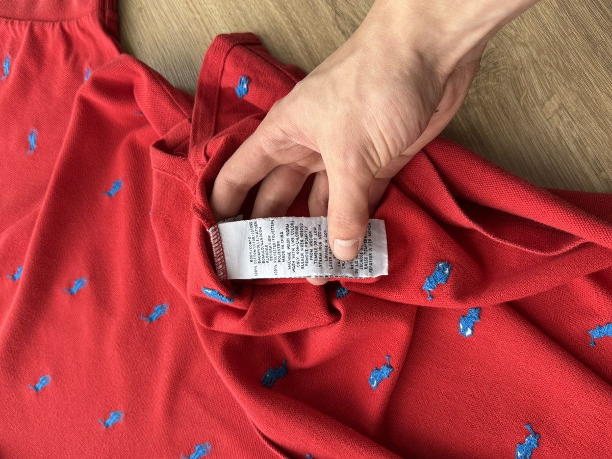 Polo Ralph Lauren POLO RALPH LAUREN MONOGRAM LOGO RED RELAXED POLO T-SHIRT Size US XL / EU 56 / 4 - 8 Thumbnail