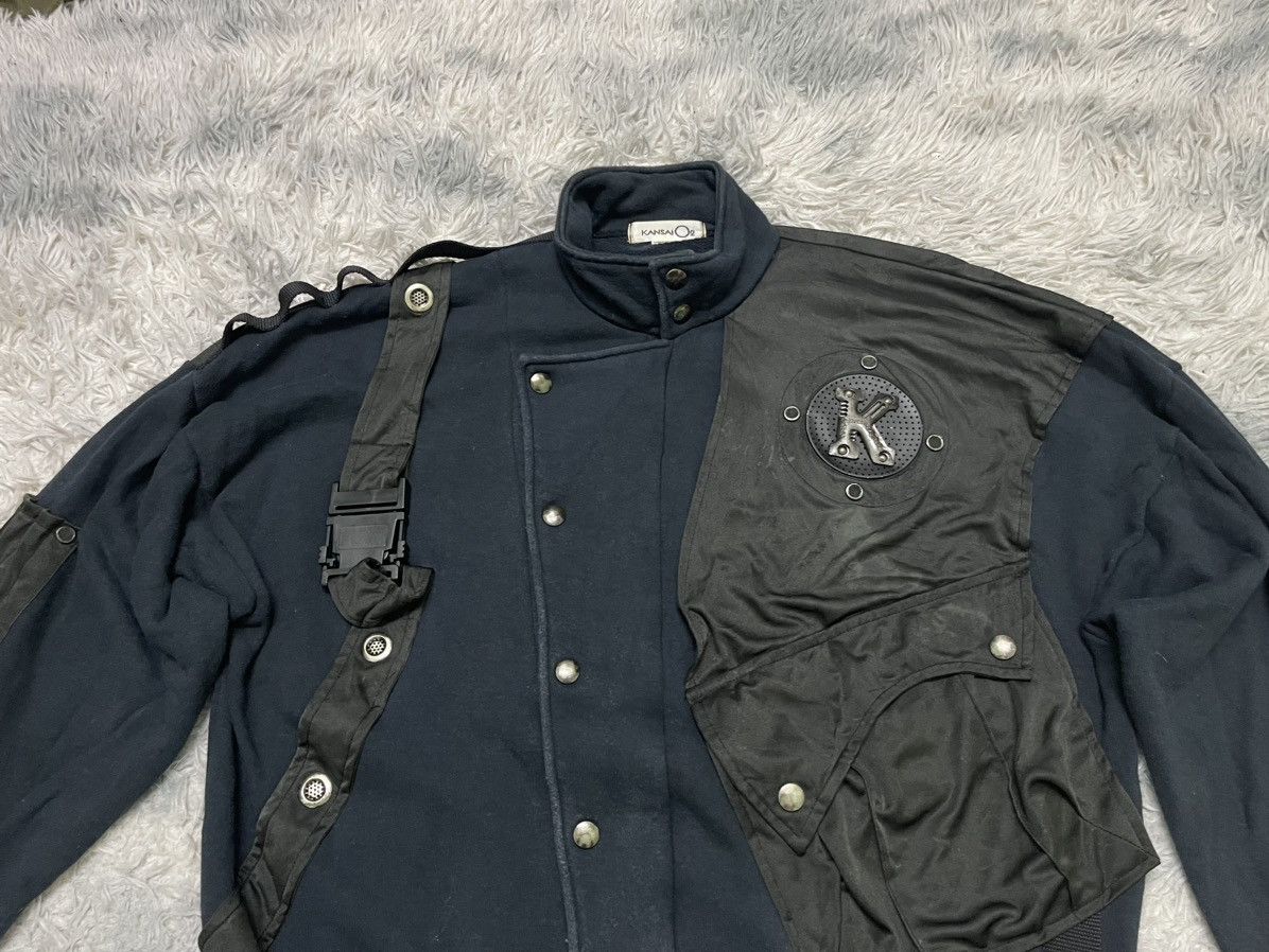 Kansai Yamamoto 90s KANSAI YAMAMOTO BONDAGE BOMBER JACKET COTTON Size US M / EU 48-50 / 2 - 6 Thumbnail