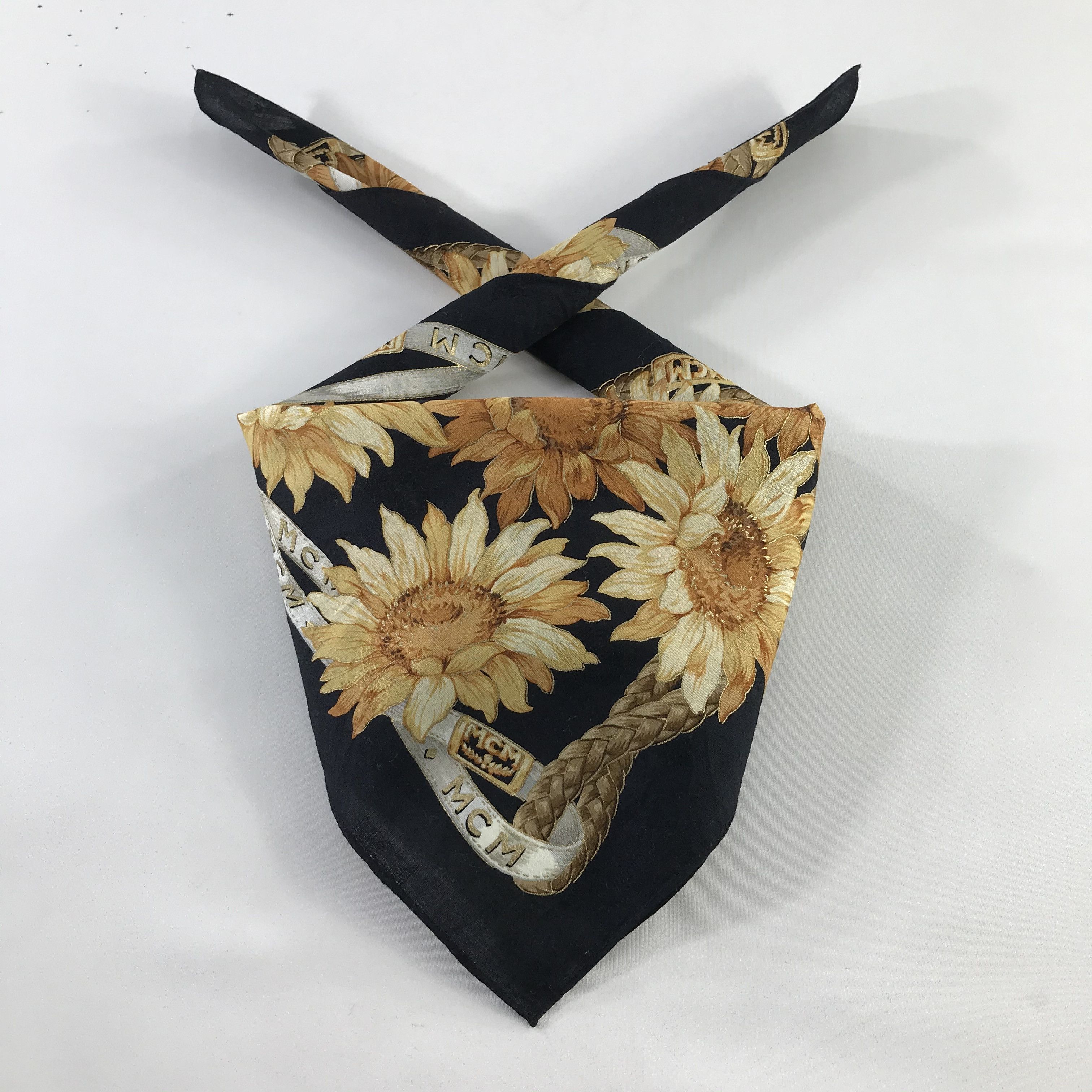 MCM × Vintage MCM Bandana / Handkerchief / Neckerchief - S519 Size ONE SIZE - 3 Thumbnail