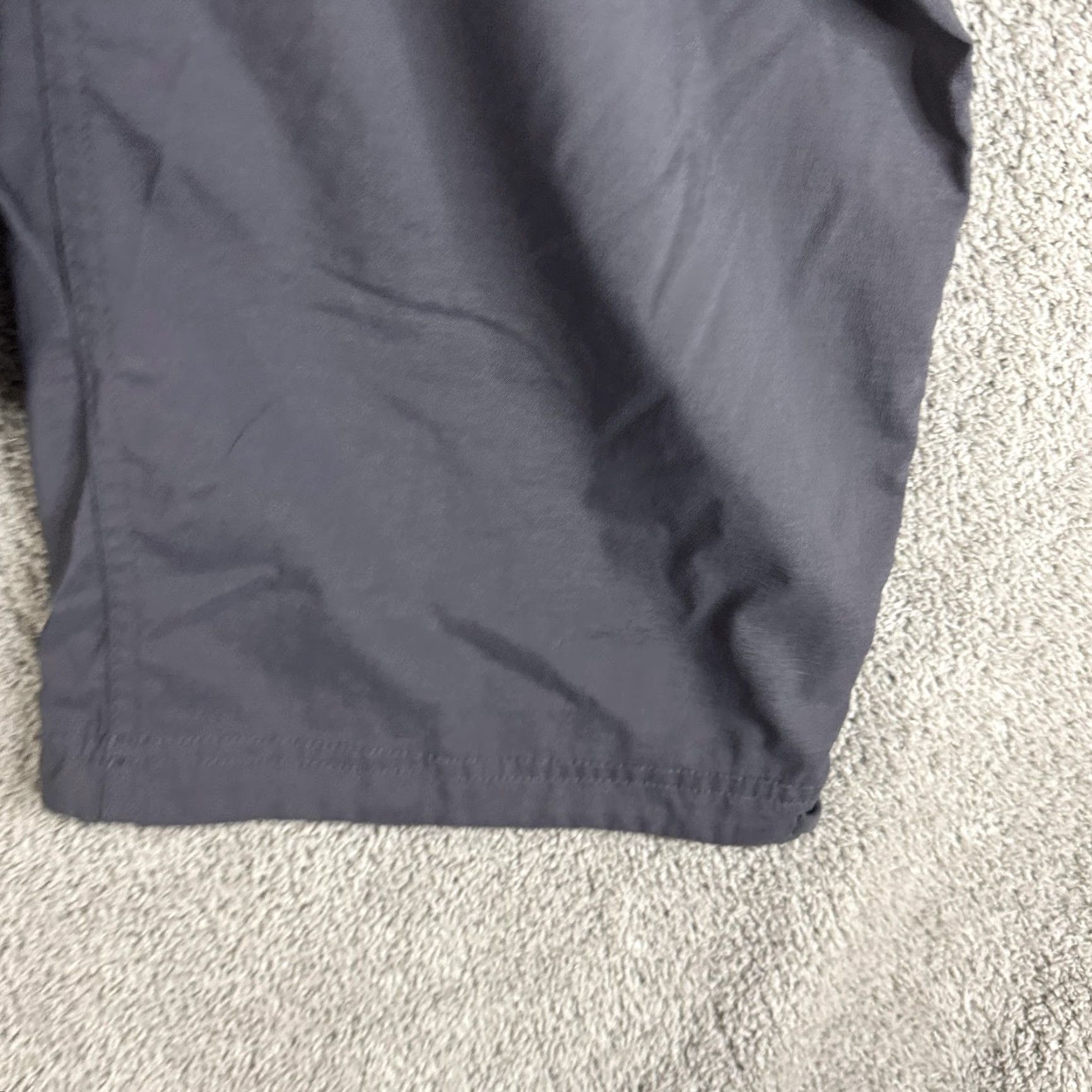 Vintage L.L. Bean Cargo Pants Mens 2XL Gray Nylon Elastic Waist Travel Hiking Outdoor Size US 39 - 6 Thumbnail
