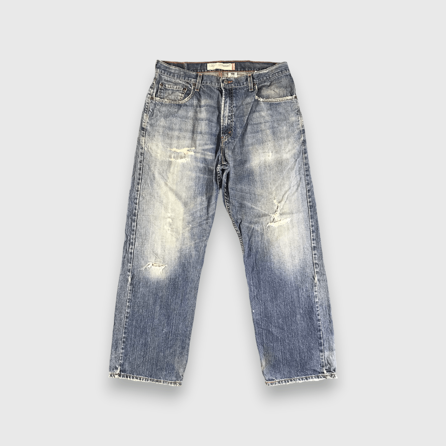 Levi's Vintage Blue Wash Levis 569 Jeans-J3079 Size US 37 - 1 Thumbnail