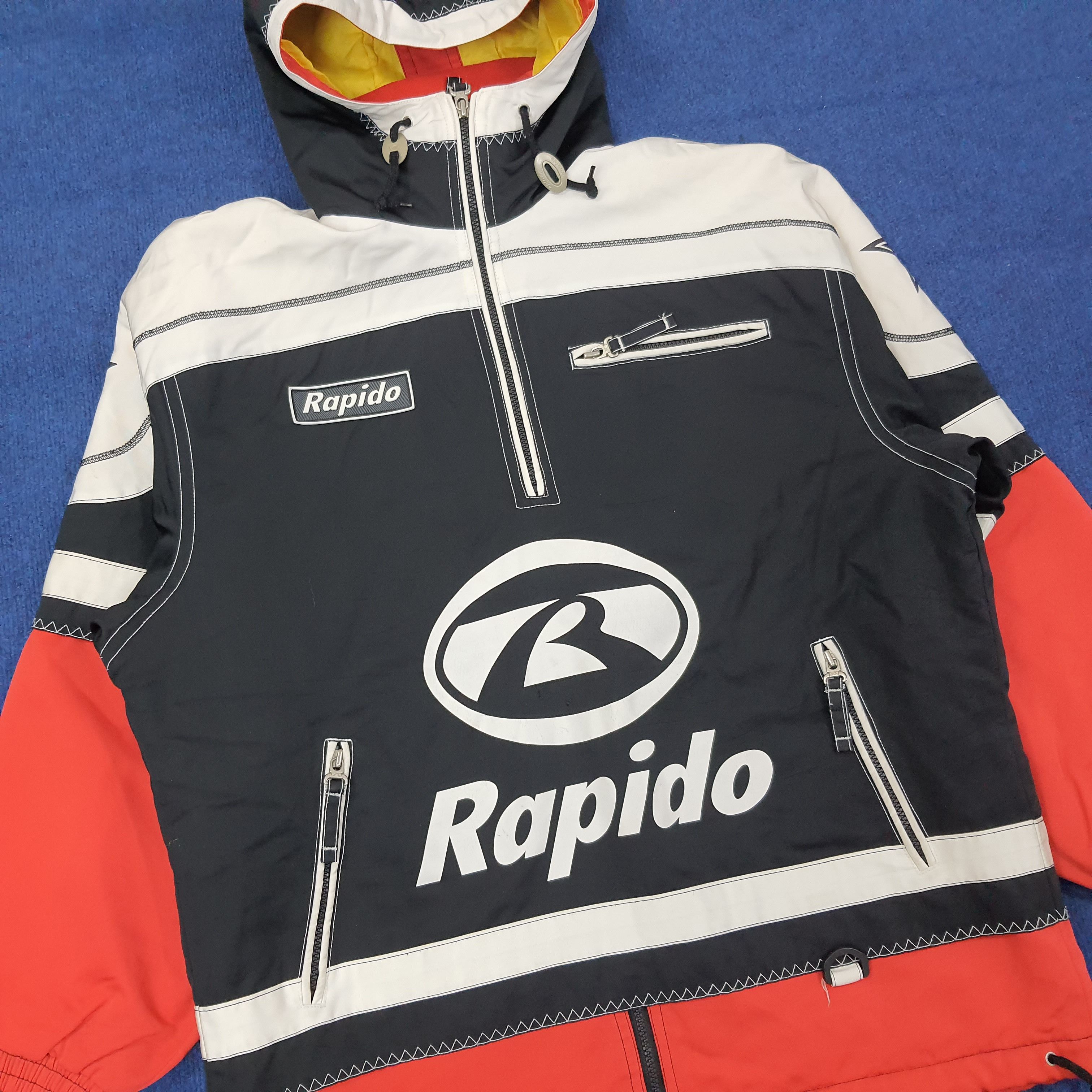 Vintage Vintage RAPIDO Sportswear Motorcycles Jacket C251N4 Size US XXL / EU 58 / 5 - 2 Thumbnail