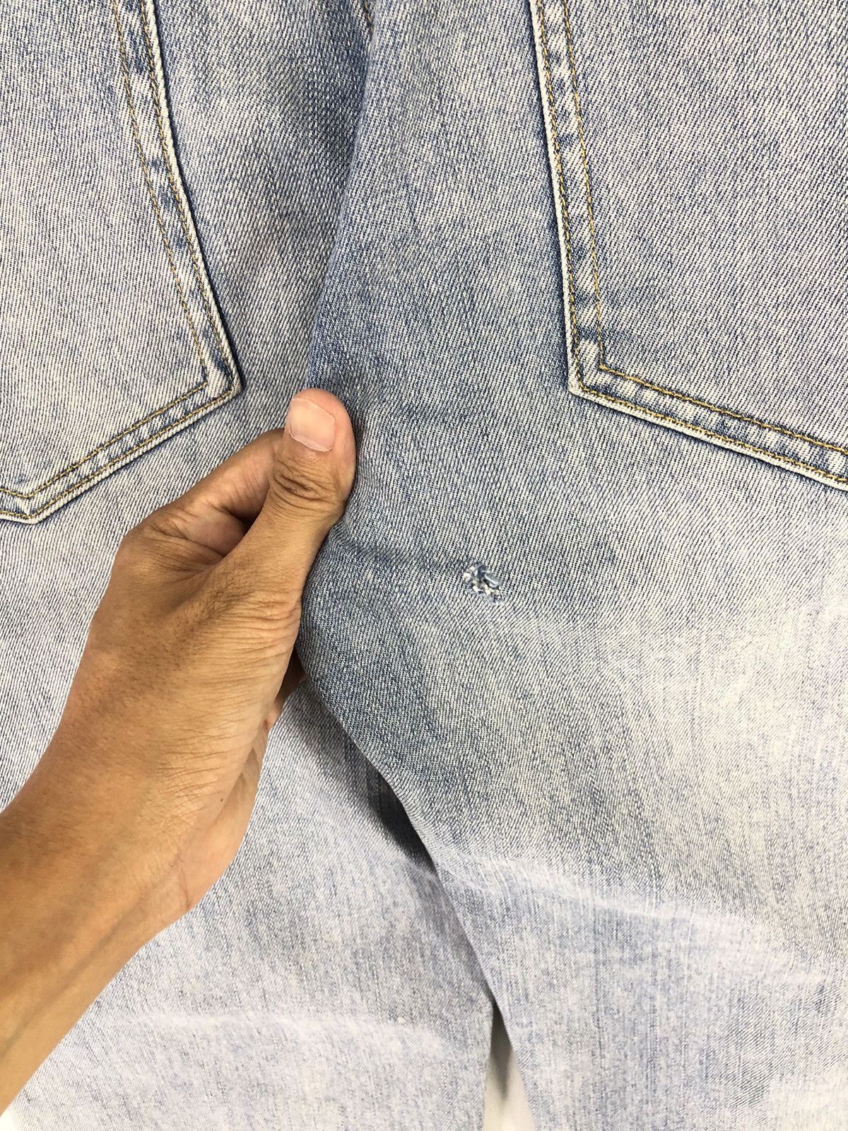 Volcom Vintage Volcom Solver Modern Straight Light Wash Jeans Size US 32 / EU 48 - 17 Thumbnail