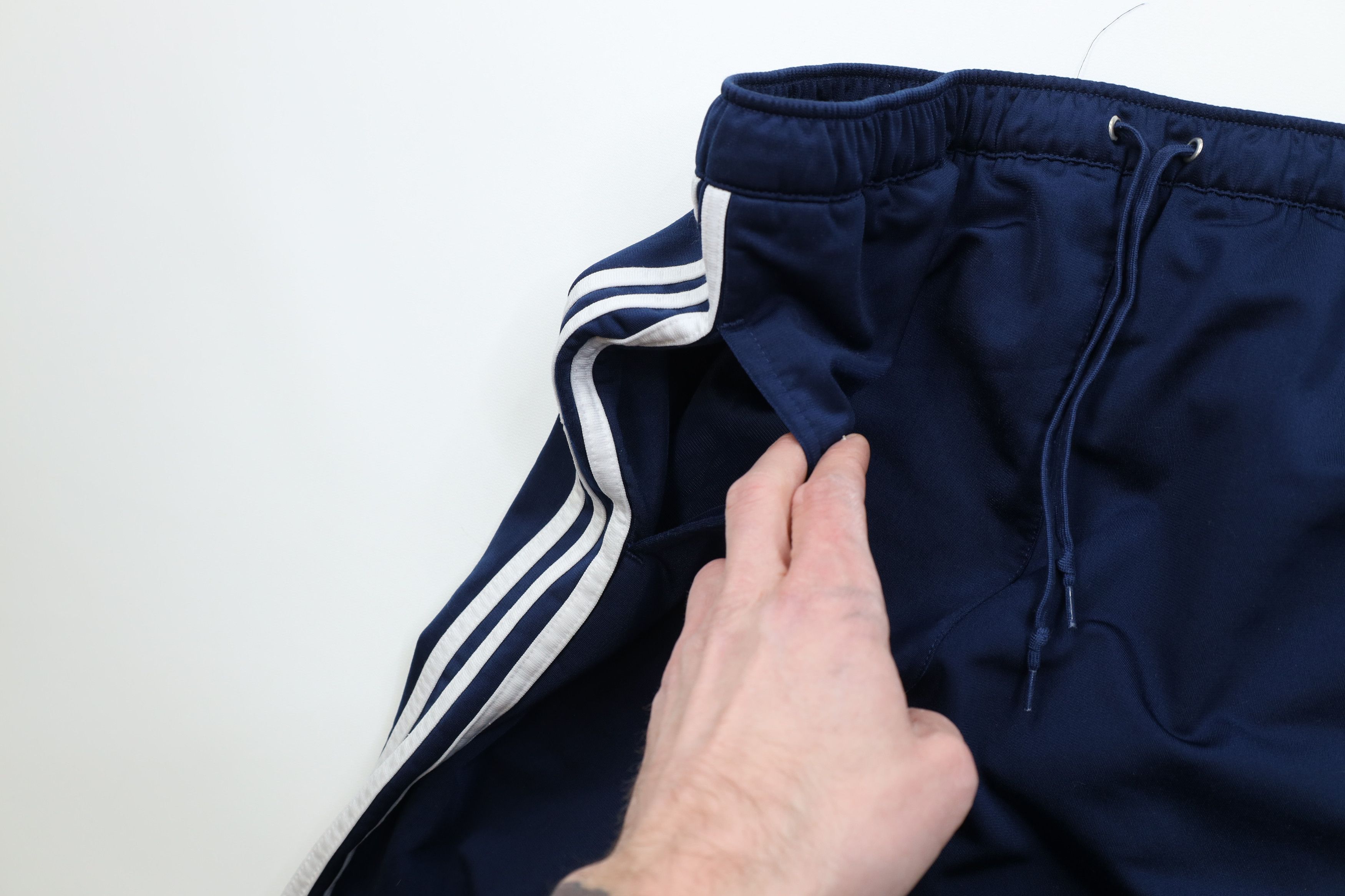 Adidas Vintage Y2K Adidas Striped Flared Wide Leg Sweatpants Pants Size 32" / US 10 / IT 46 - 9 Thumbnail