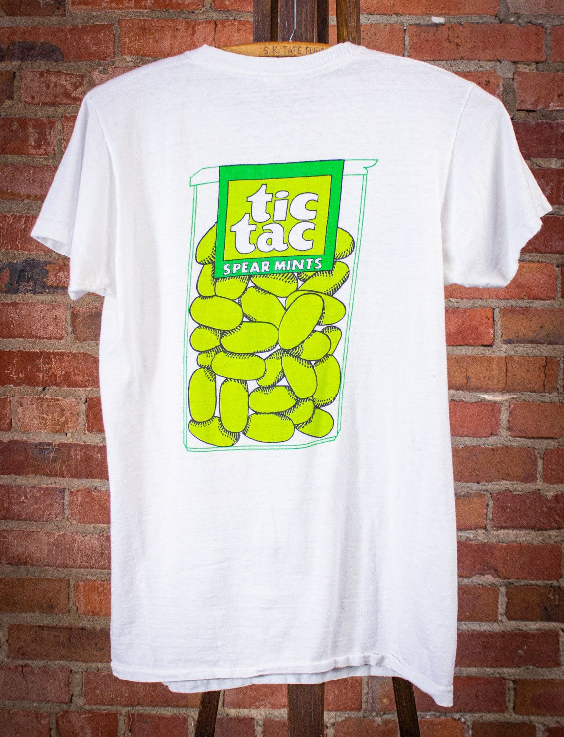 Vintage Vintage Tic Tac Spearmint Graphic T Shirt 70s Size US S / EU 44-46 / 1 - 2 Thumbnail