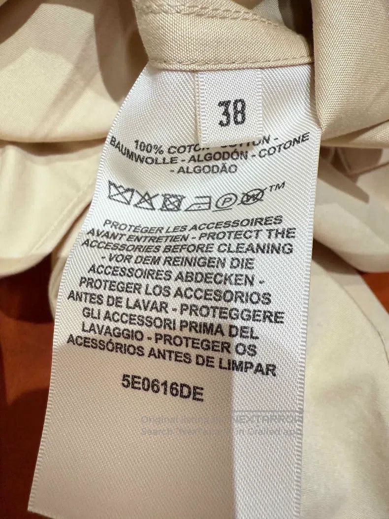 Hermes Hermes Irregular Structure Shirt Jacket, Khaki Size XS / US 0-2 / IT 36-38 - 4 Thumbnail