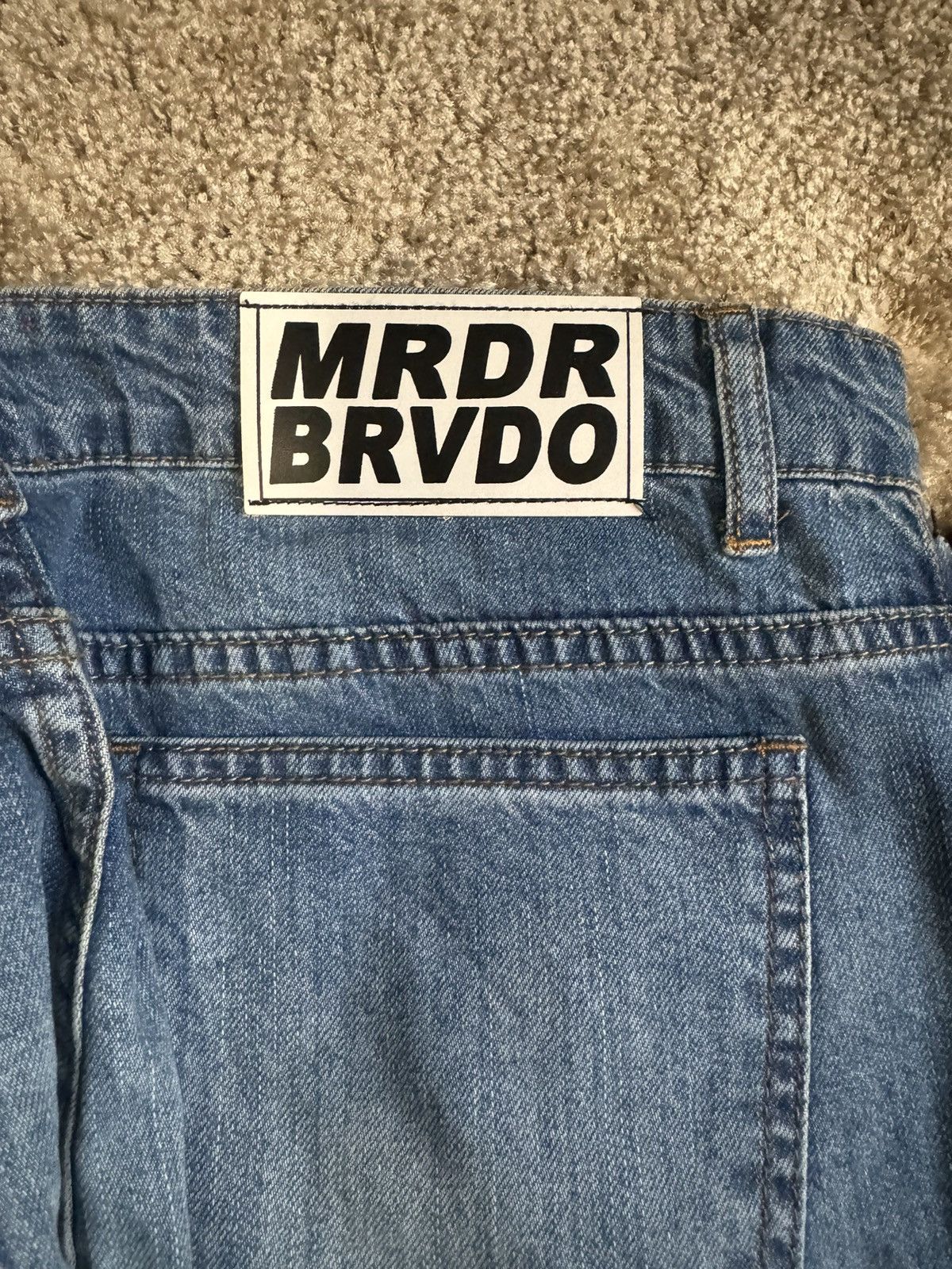 Ev Bravado × Who Decides War Indigo Thrasher Denim (2018) Size US 34 / EU 50 - 3 Thumbnail