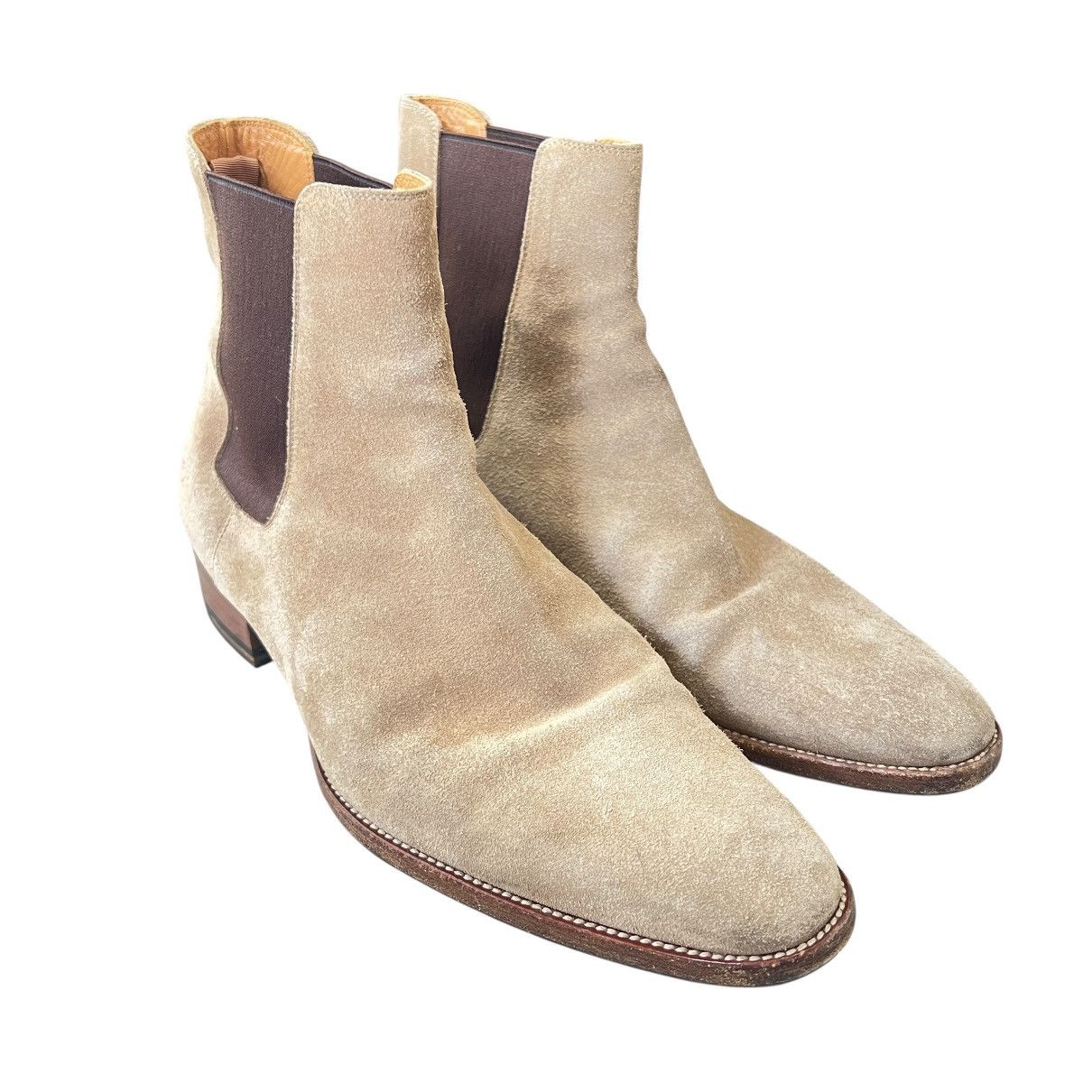 Saint Laurent Paris SAINT LAURENT BY HEDI SLIMANE Suede Leather Chelsea Boots 44 Size US 11 / EU 44 - 5 Thumbnail
