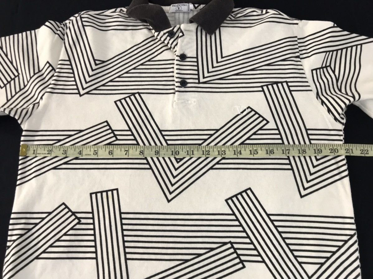 Valentino Valentino Swimwear Made In Italy Longsleeve Polo Printed Size US L / EU 52-54 / 3 - 8 Thumbnail