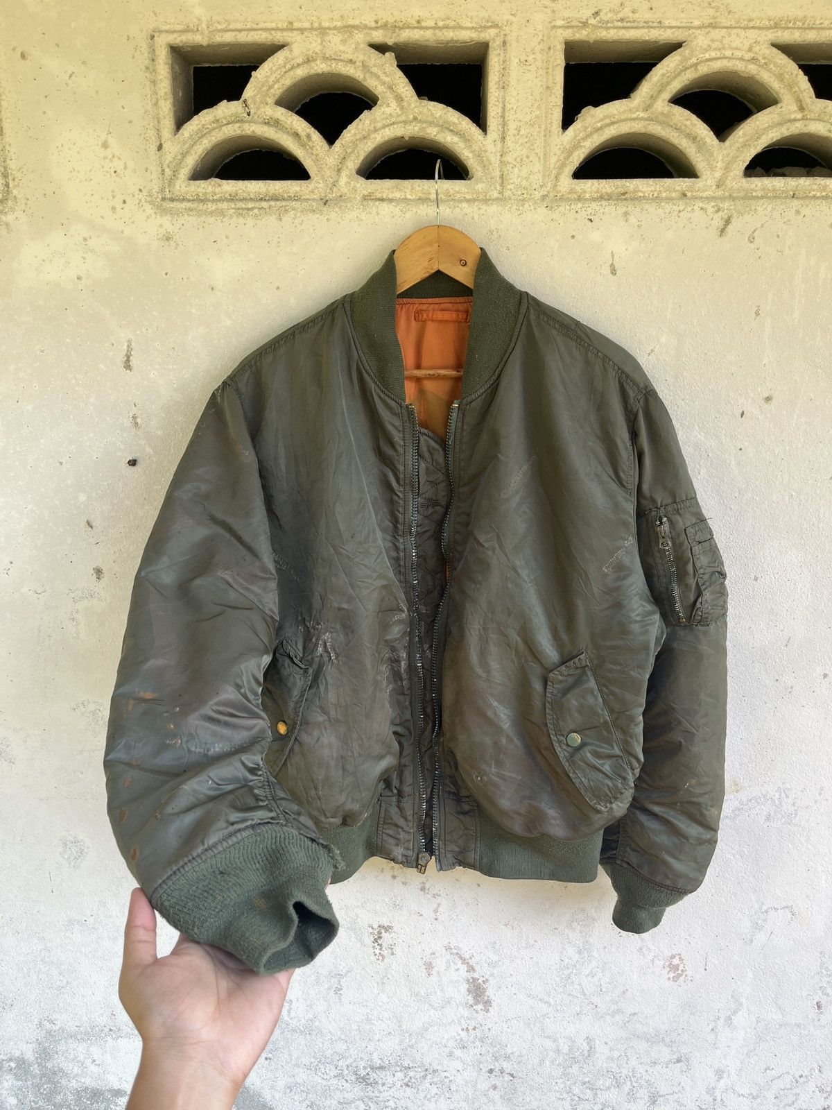 Alpha Industries 🪖VINTAGE ALPHA INDUSTRIES JACKET🪖 Size US L / EU 52-54 / 3 - 3 Thumbnail