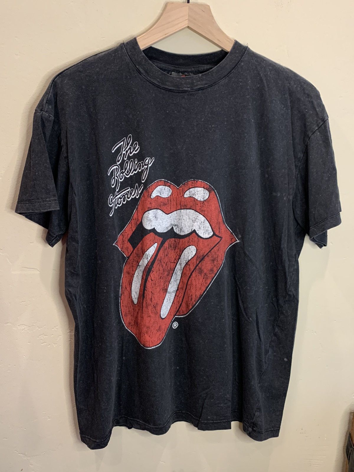 The Rolling Stones *RARE* The Rolling Stones Faded Tongue Graphic Band T-Shirt Size US S / EU 44-46 / 1 - 1 Thumbnail