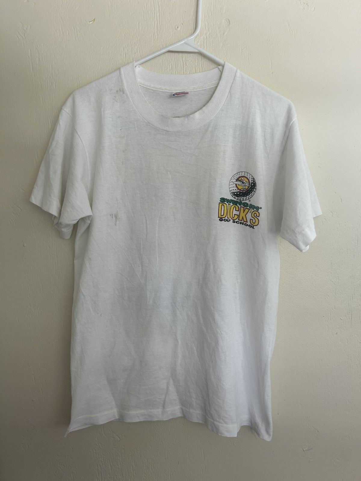 Vintage Vintage Swingin’ Dicks Golf School Graphic T-shirt Size US M / EU 48-50 / 2 - 2 Thumbnail