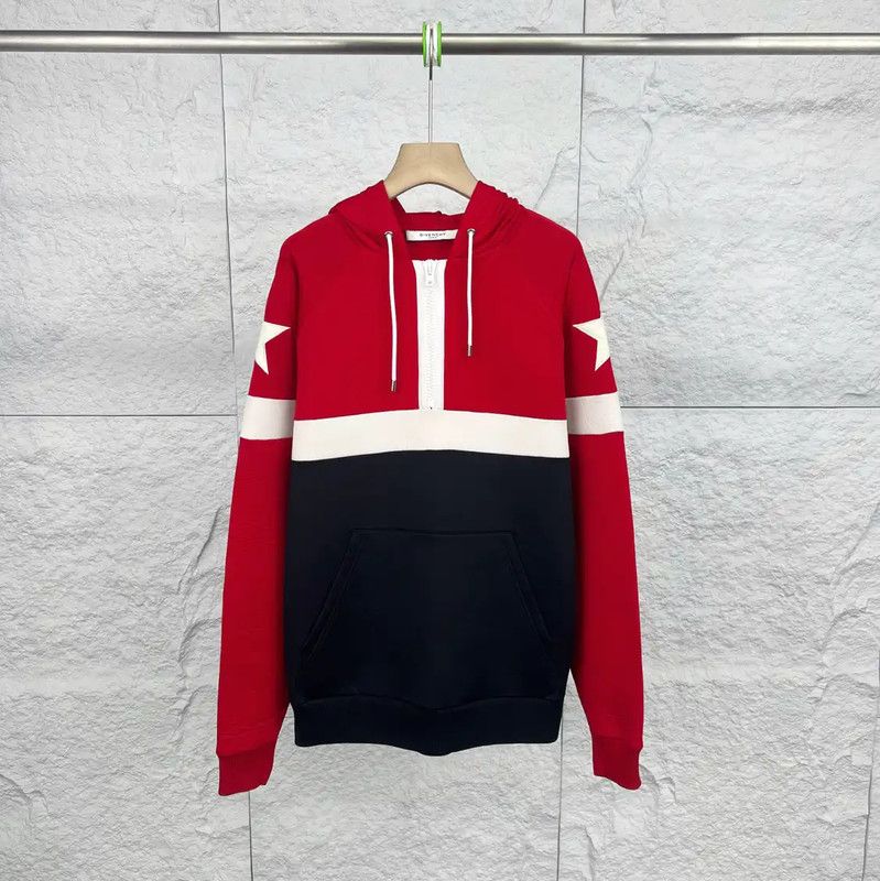 Givenchy Givenchy Red Cotton Women's Hoodie 0089 Size M / US 6-8 / IT 42-44 - 1 Thumbnail