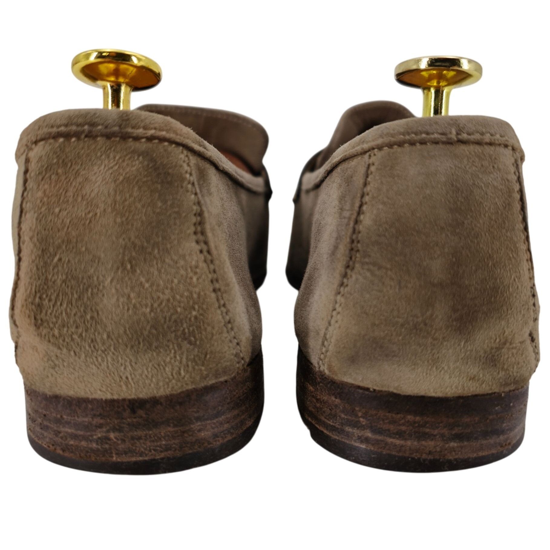 Other Andrea Ventura Firenze Mens 8.5D Tan Soft Suede Dress Shoes Size US 8.5 / EU 41-42 - 7 Thumbnail