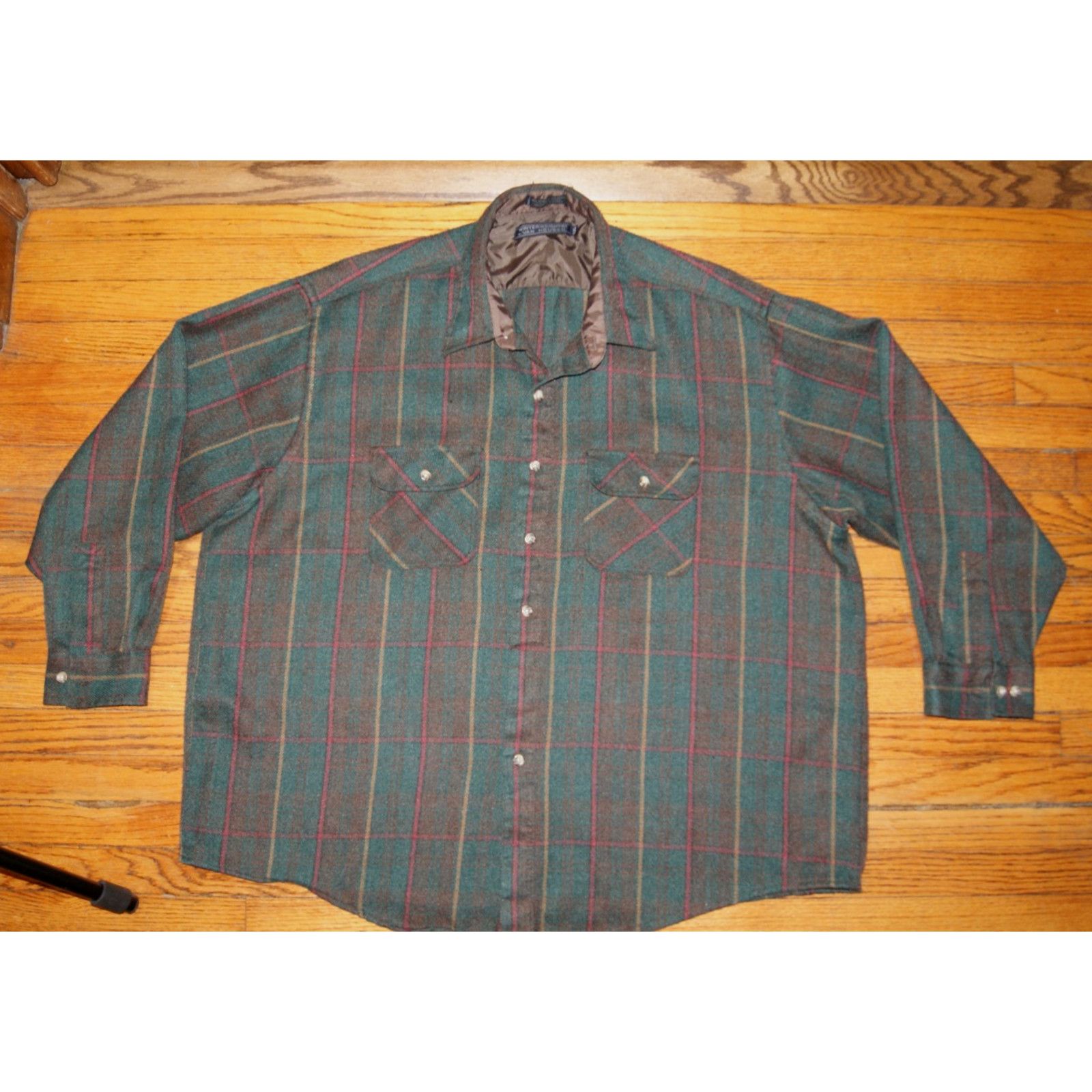 Van Heusen Vtg Van Heusen Plaid Flannel Shirt Mens XXL Acrylic Shacket Size US XXL / EU 58 / 5 - 2 Thumbnail