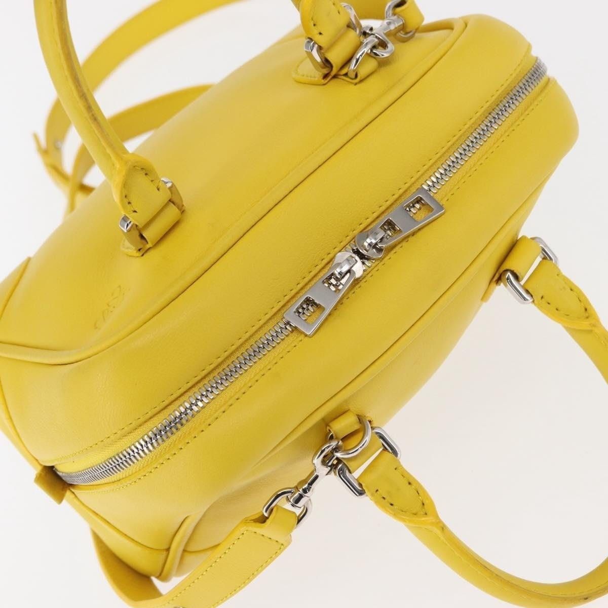 Loewe Loewe Leather Handbag Yellow Size ONE SIZE - 4 Thumbnail
