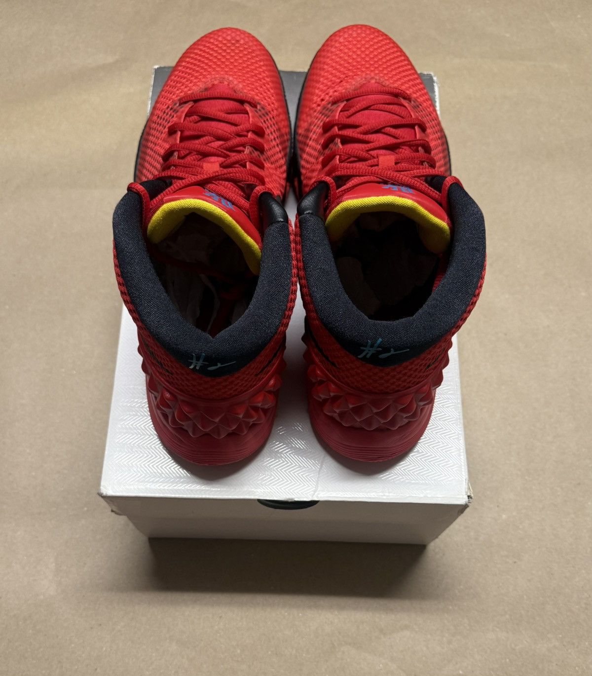 Nike Nike Kyrie 1 Deceptive Red October Men’s size 14 Basketball! Size US 14 / EU 47 - 4 Thumbnail