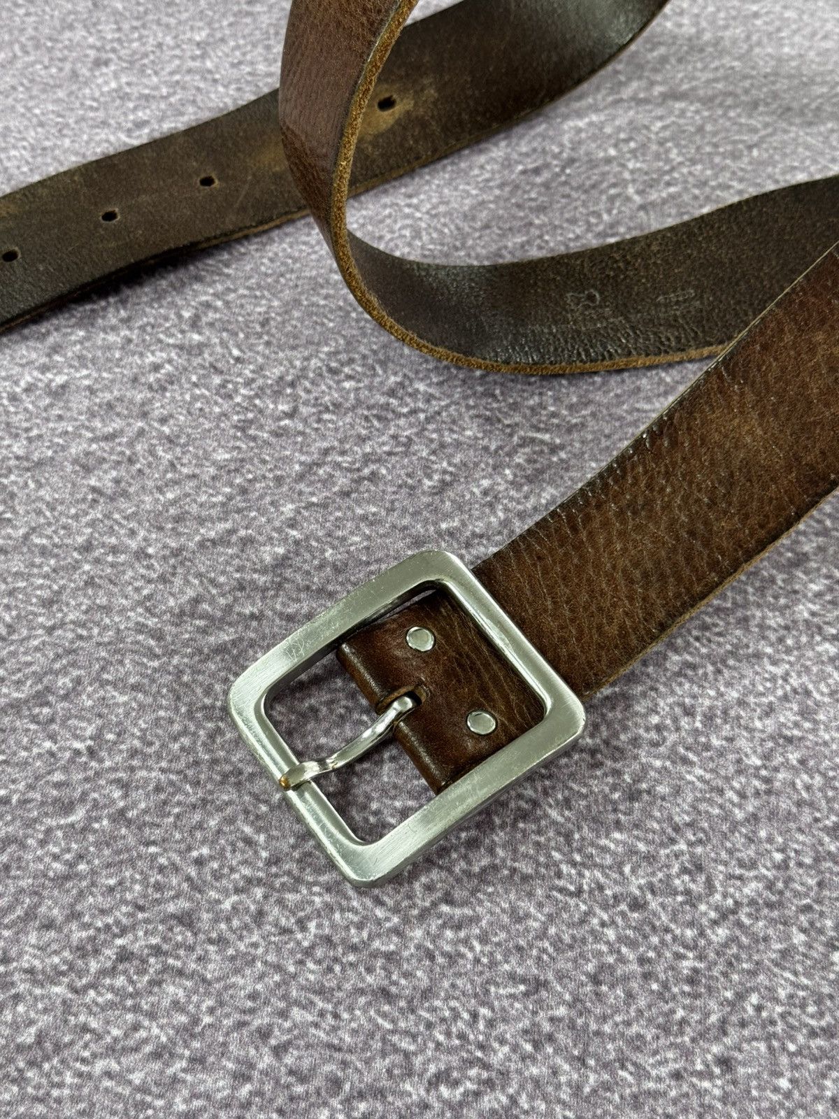 Japanese Brand Vintage Japanese Vibe Y2K Leather Punk Belt Size ONE SIZE - 7 Thumbnail