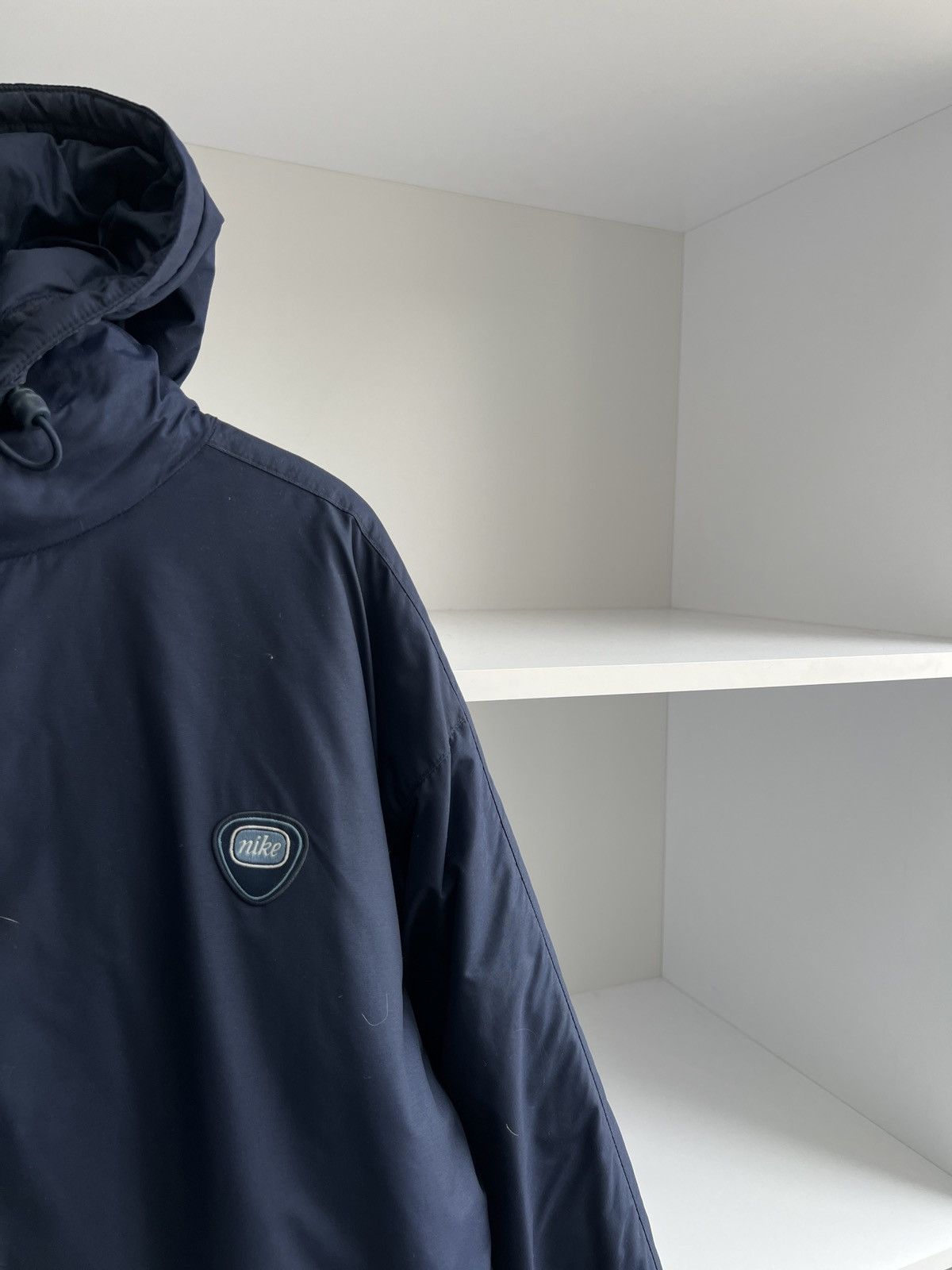 Nike × Vintage 90s Nike Retro Logo Vintage Y2K Puffer Outdoor Jacket Size US XL / EU 56 / 4 - 7 Thumbnail