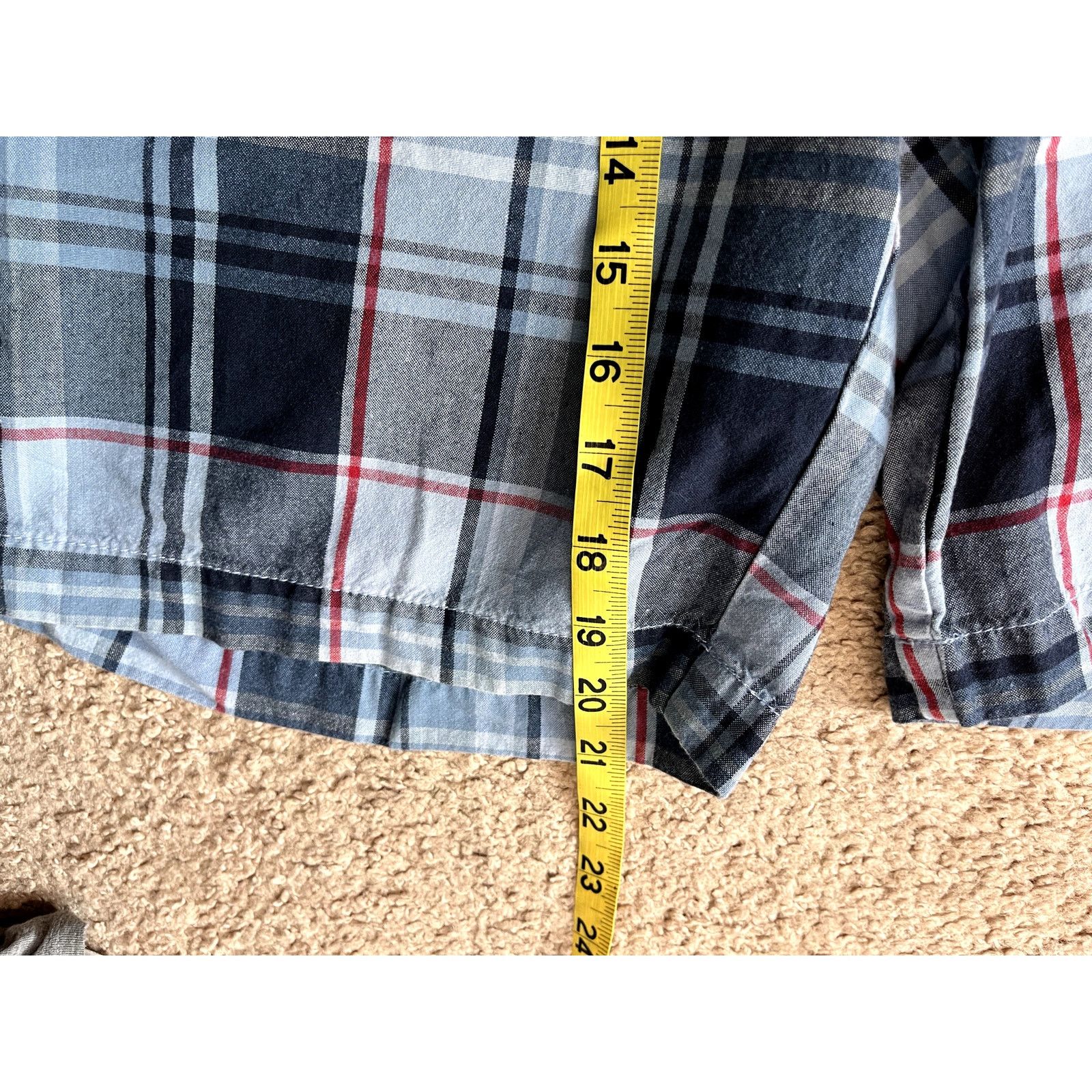 Chaps Men's Blue Plaid Chaps Shorts 34 Size US 34 / EU 50 - 4 Thumbnail