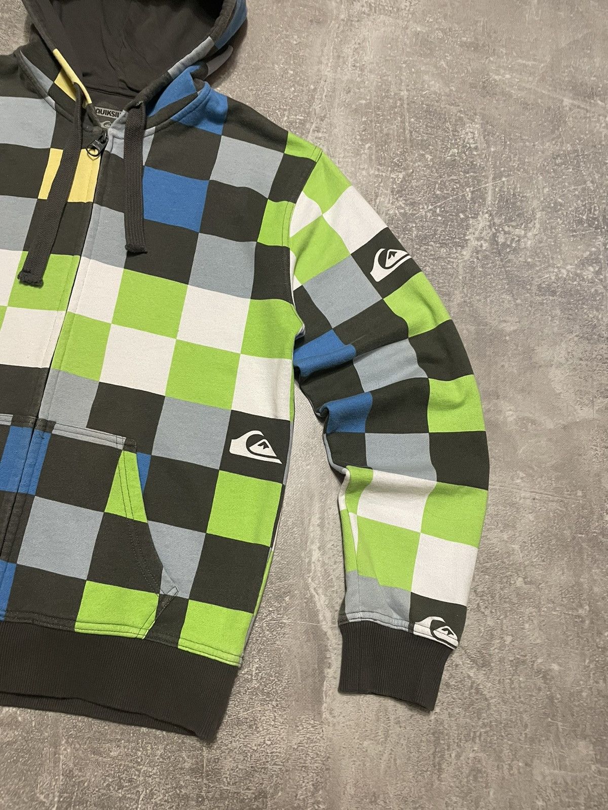Quiksilver Vintage Quicksilver Surf Cubes Zip-Up Hoodie Size US M / EU 48-50 / 2 - 5 Thumbnail