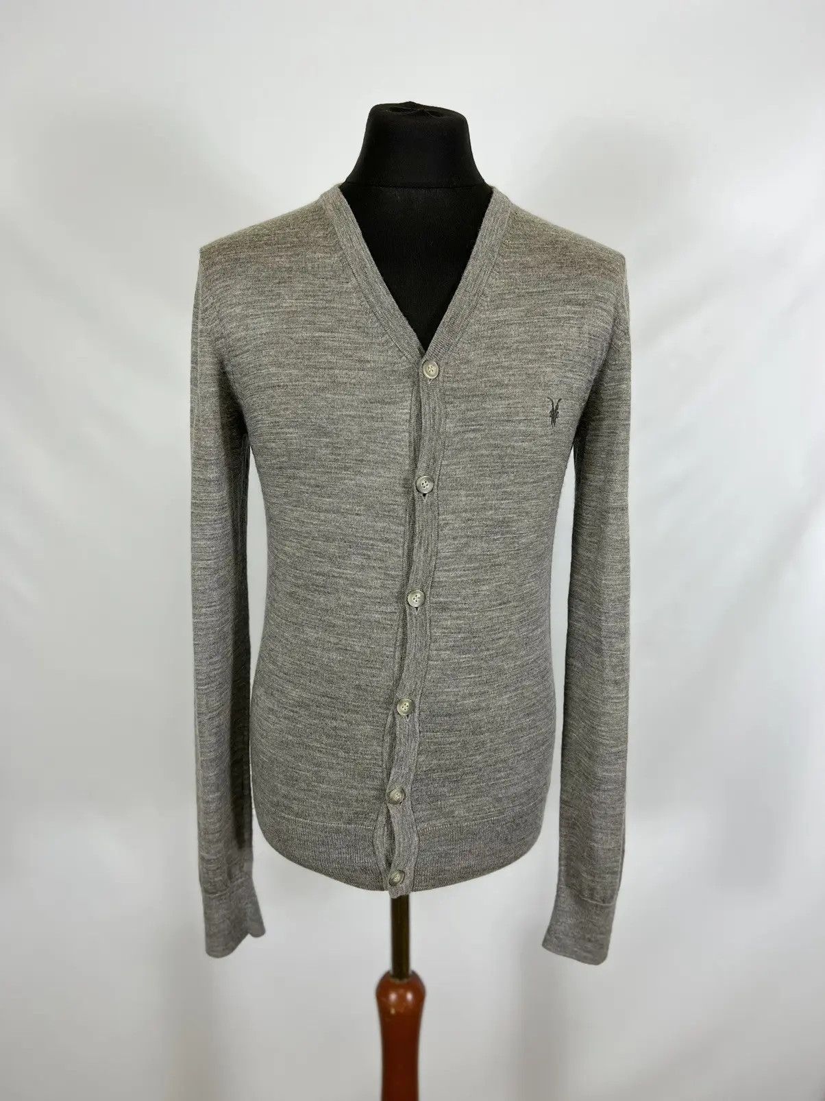 Allsaints × Japanese Brand × Vintage All Saints Merino Cardigan Size US M / EU 48-50 / 2 - 1 Thumbnail