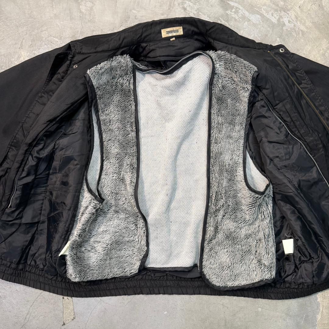 Japanese Brand VINTAGE Clover Pigeon Japanese Designer Work Jacket Black L Size US L / EU 52-54 / 3 - 4 Thumbnail