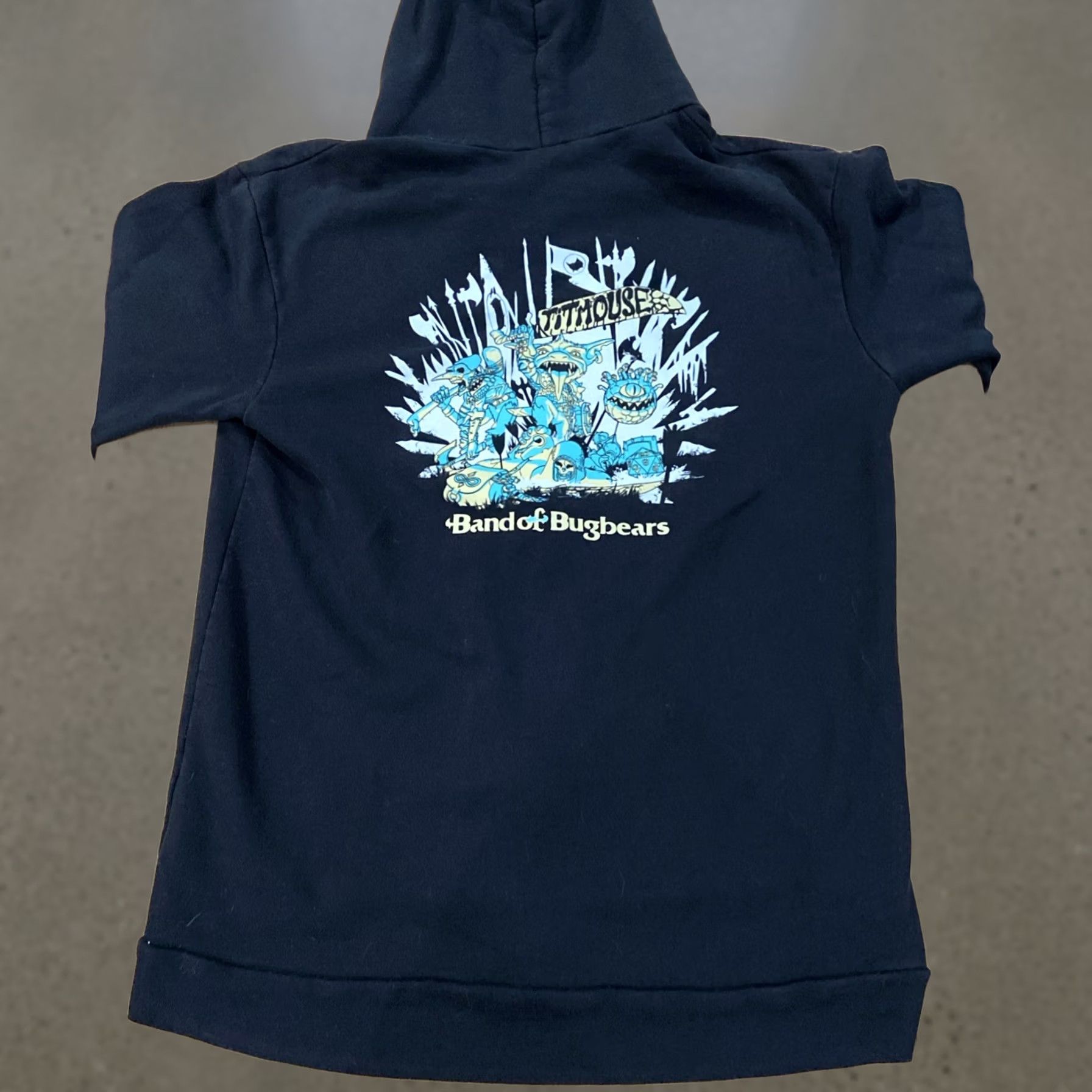 Vintage Titmouse Hoodie Black 2XL Full Zip Up DnD Band Of Bugbears Mens Size US XXL / EU 58 / 5 - 1 Thumbnail