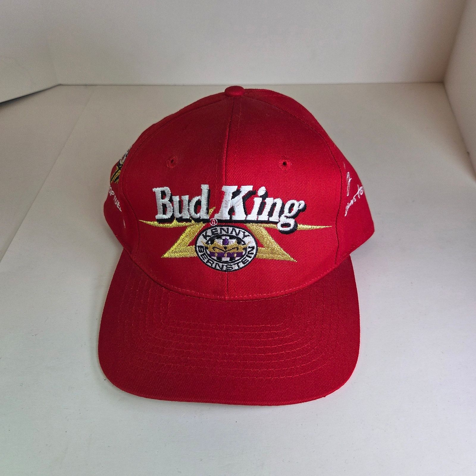 Budweiser Vintage Bud King Racing Snapback Hat Kenny Bernstein Size ONE SIZE - 10 Thumbnail