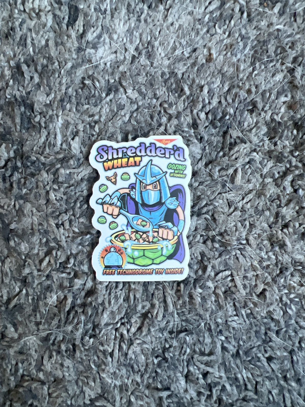 Hypebeast Teenage Mutant Ninja Turtles Shredder’d Wheat Sticker Size ONE SIZE - 1 Thumbnail